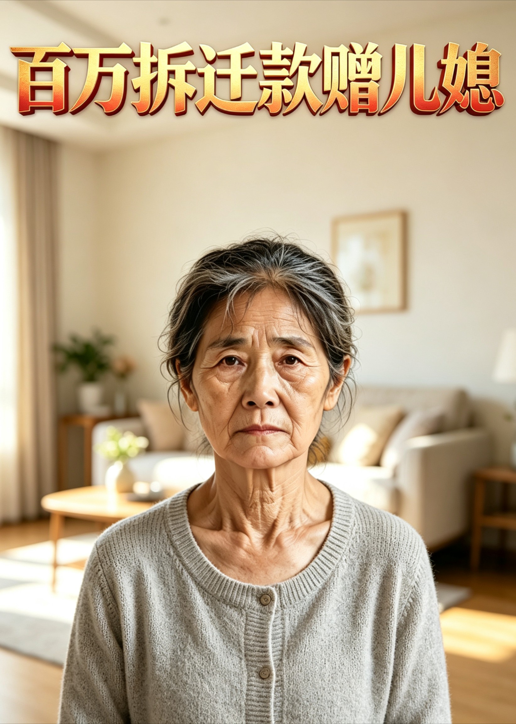 百万拆迁款赠儿媳