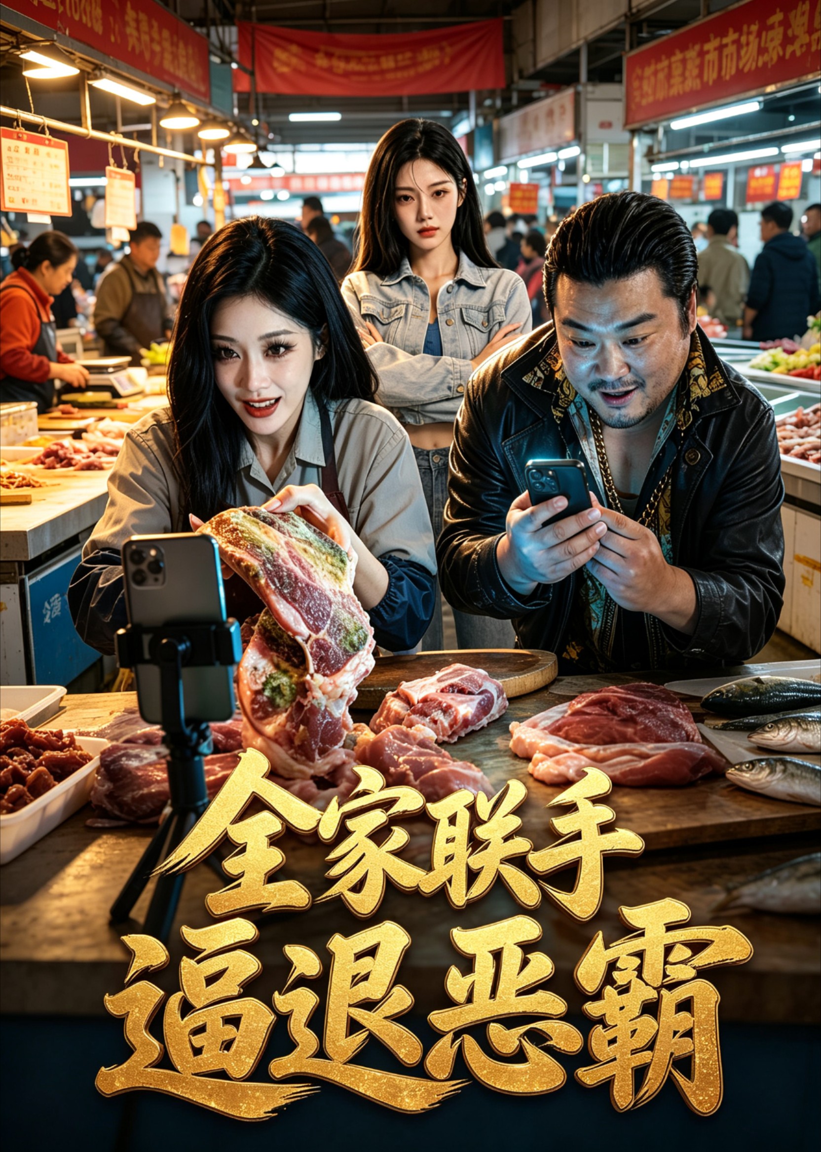 全家联手逼退恶霸