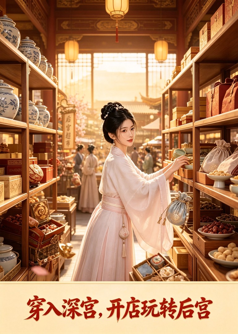穿入深宫，开店玩转后宫封面图
