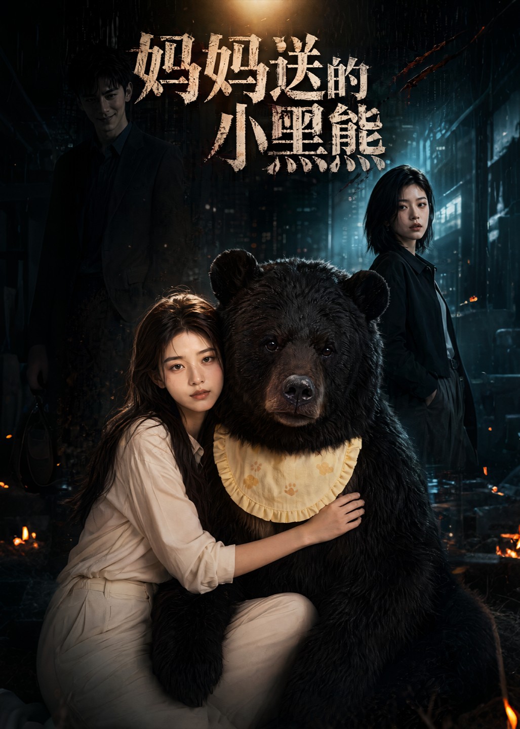 妈妈送的小黑熊