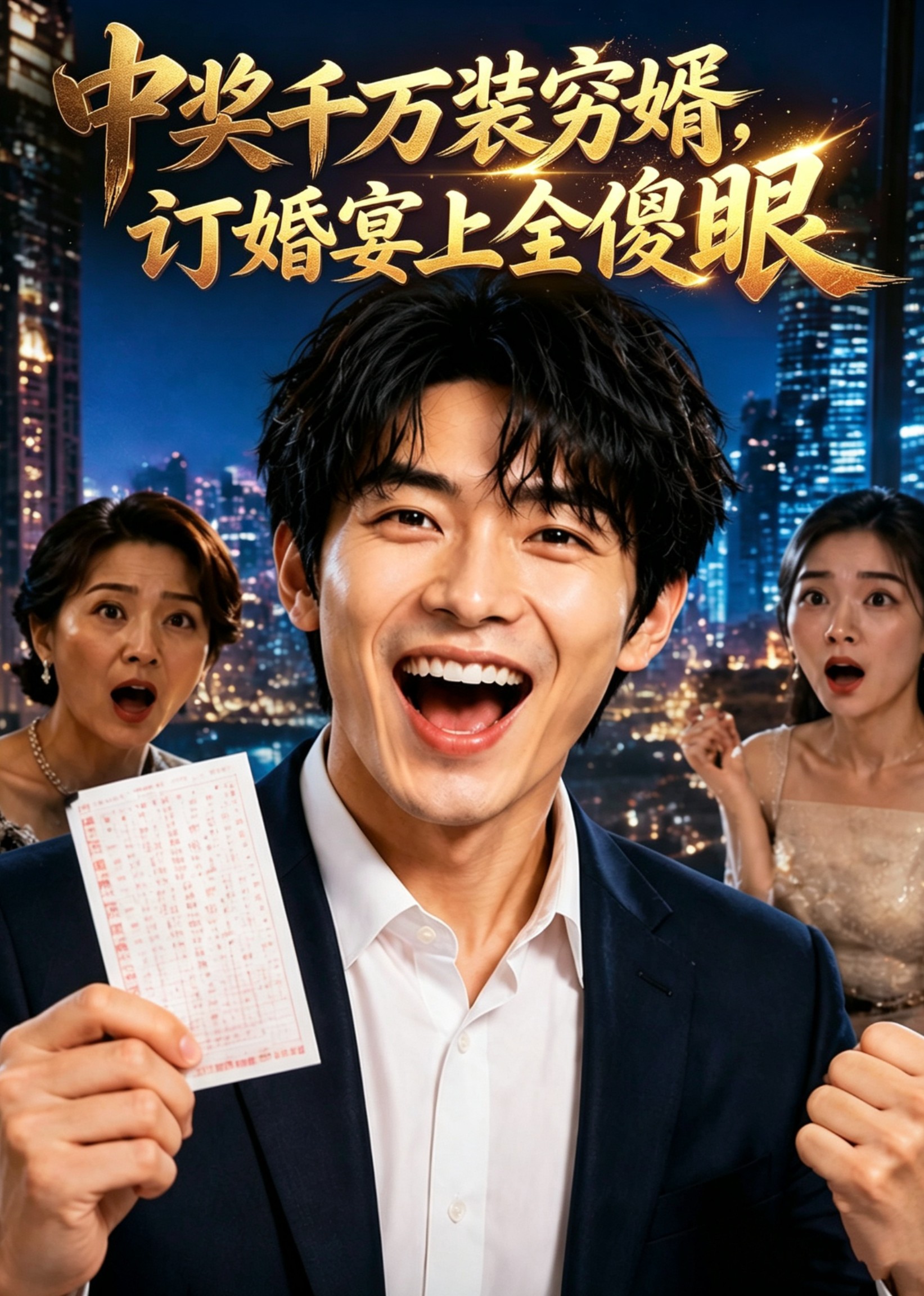 中奖千万装穷婿，订婚宴上全傻眼
