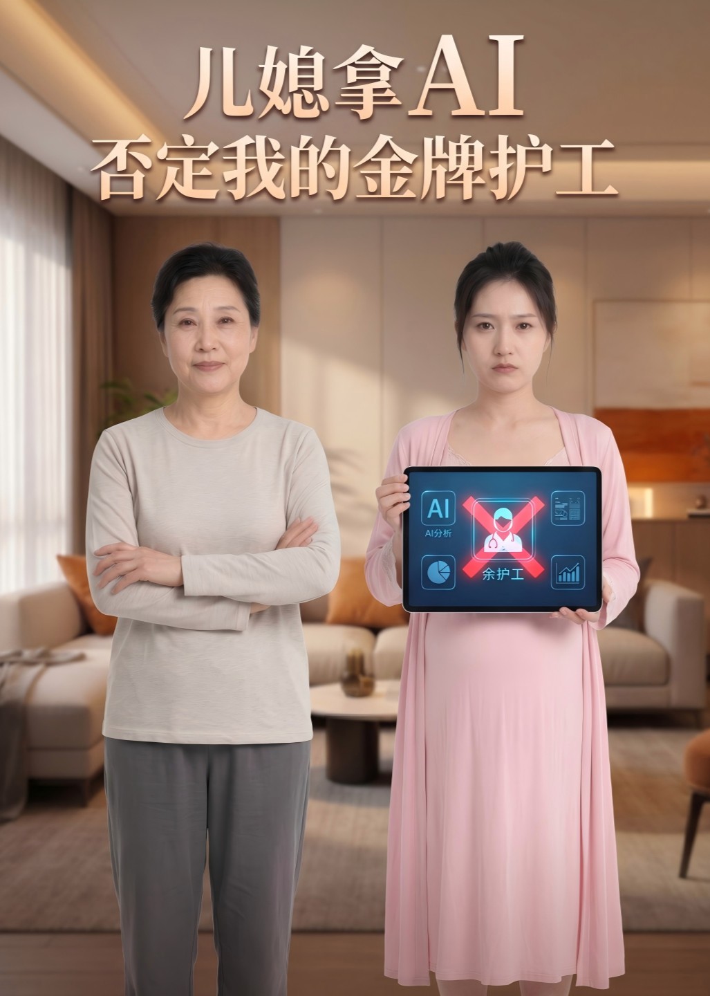 儿媳拿AI否定我的金牌护工