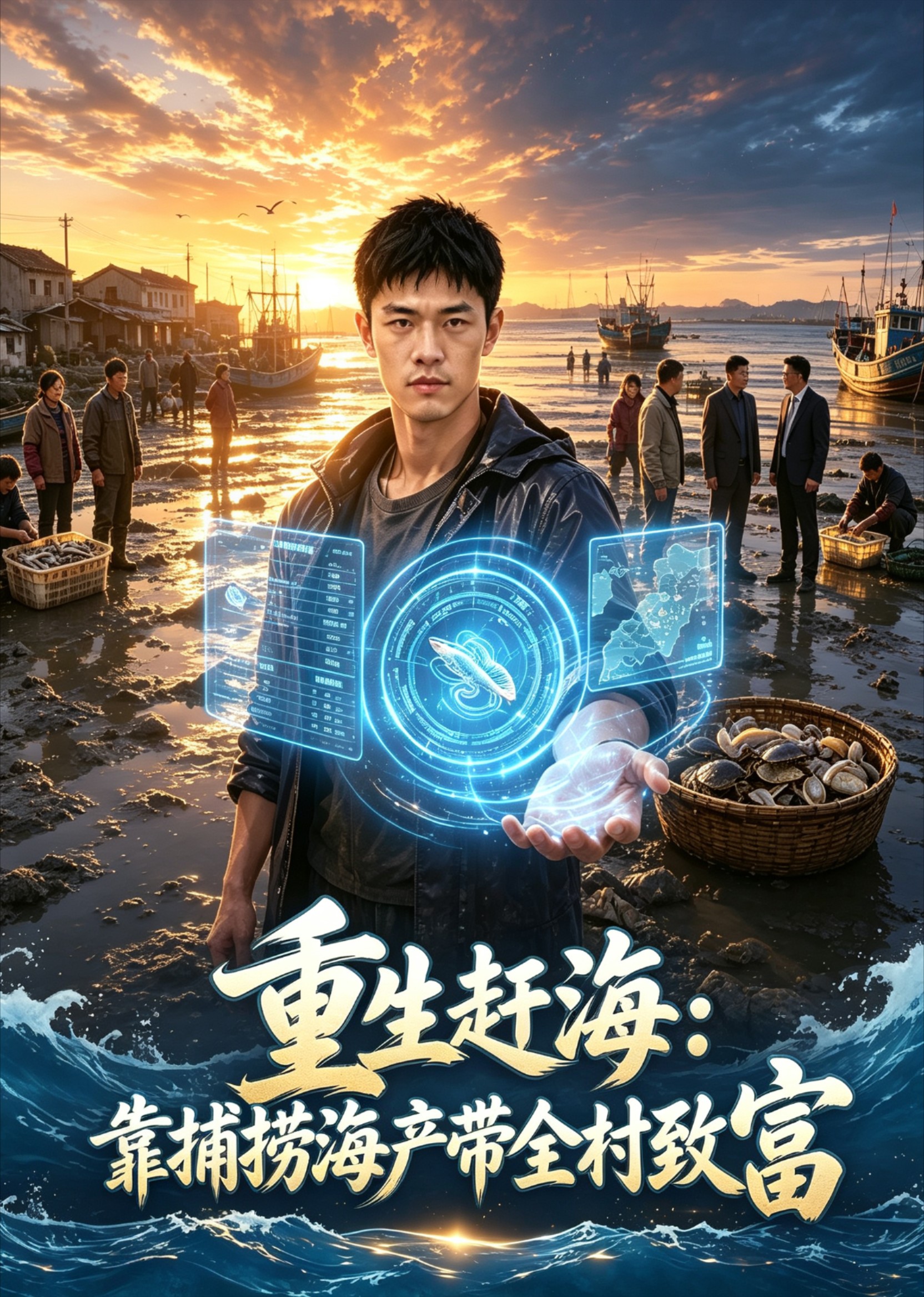 重生赶海：靠捕捞海产带全村致富