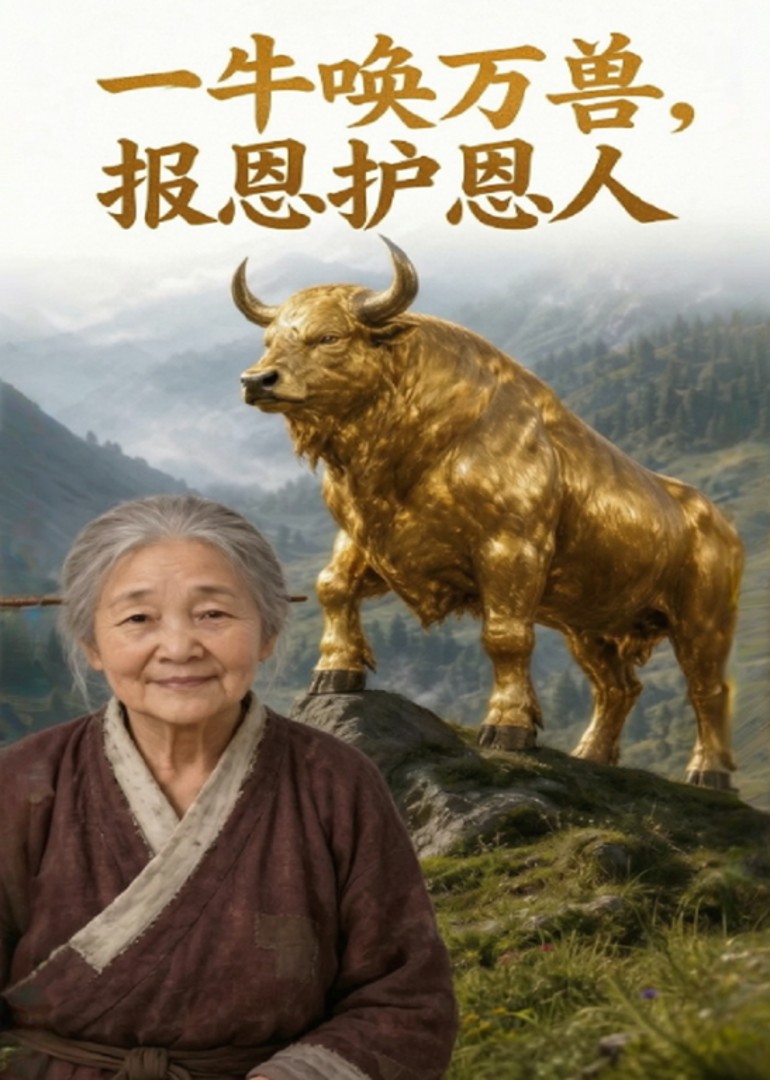 一牛唤万兽，报恩护恩人