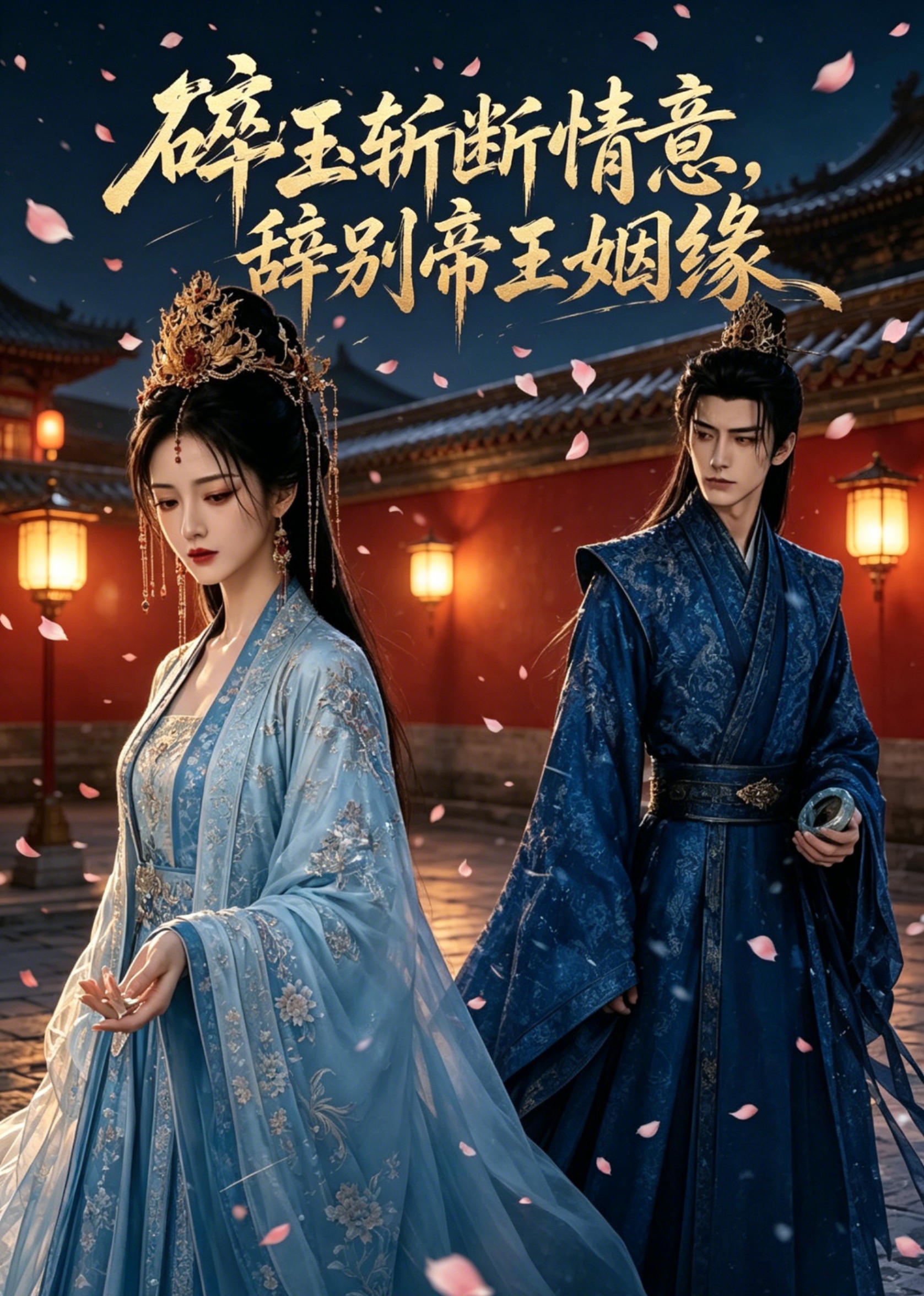 碎玉斩断情意，辞别帝王姻缘