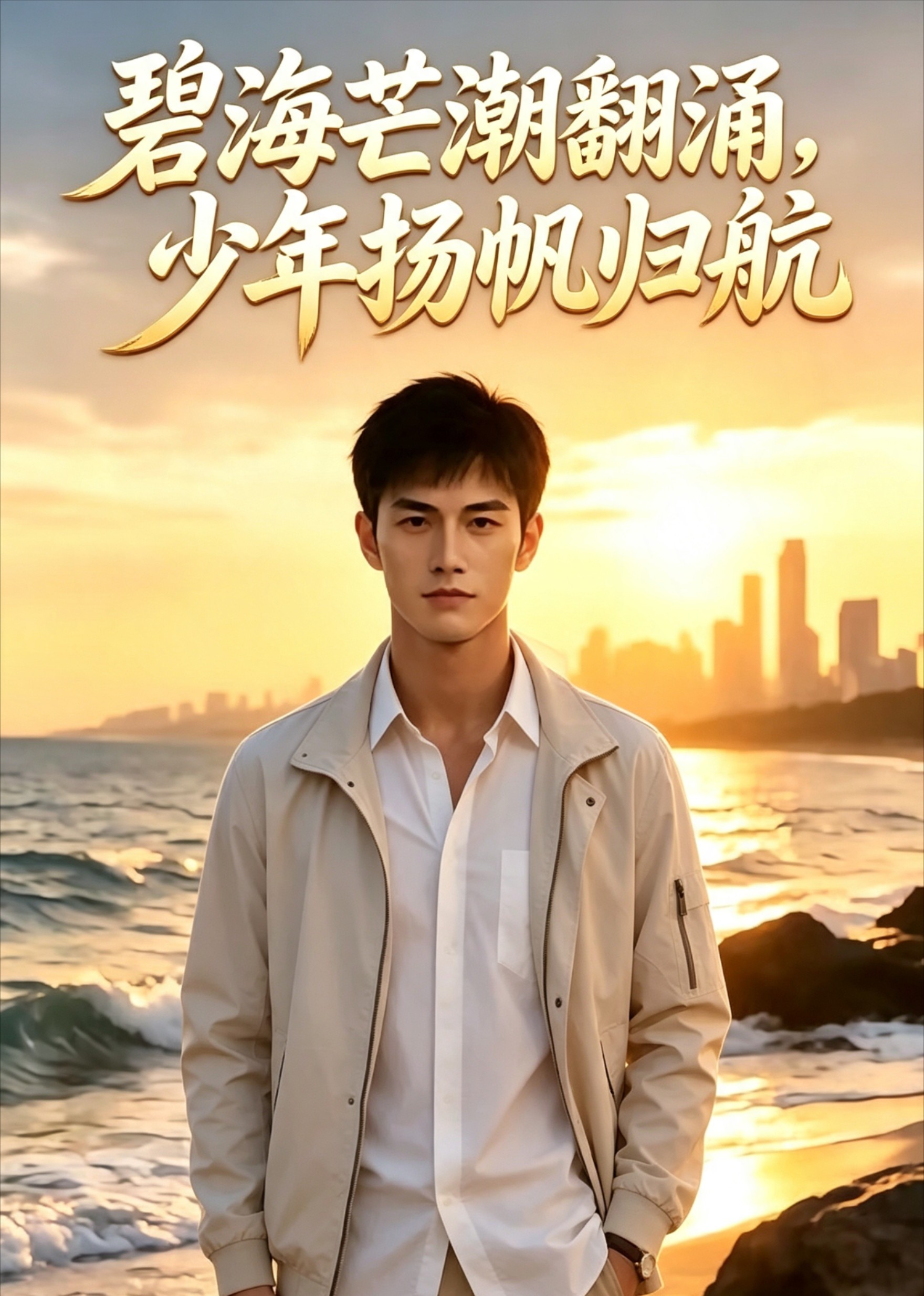 碧海芒潮翻涌，少年扬帆归航封面图