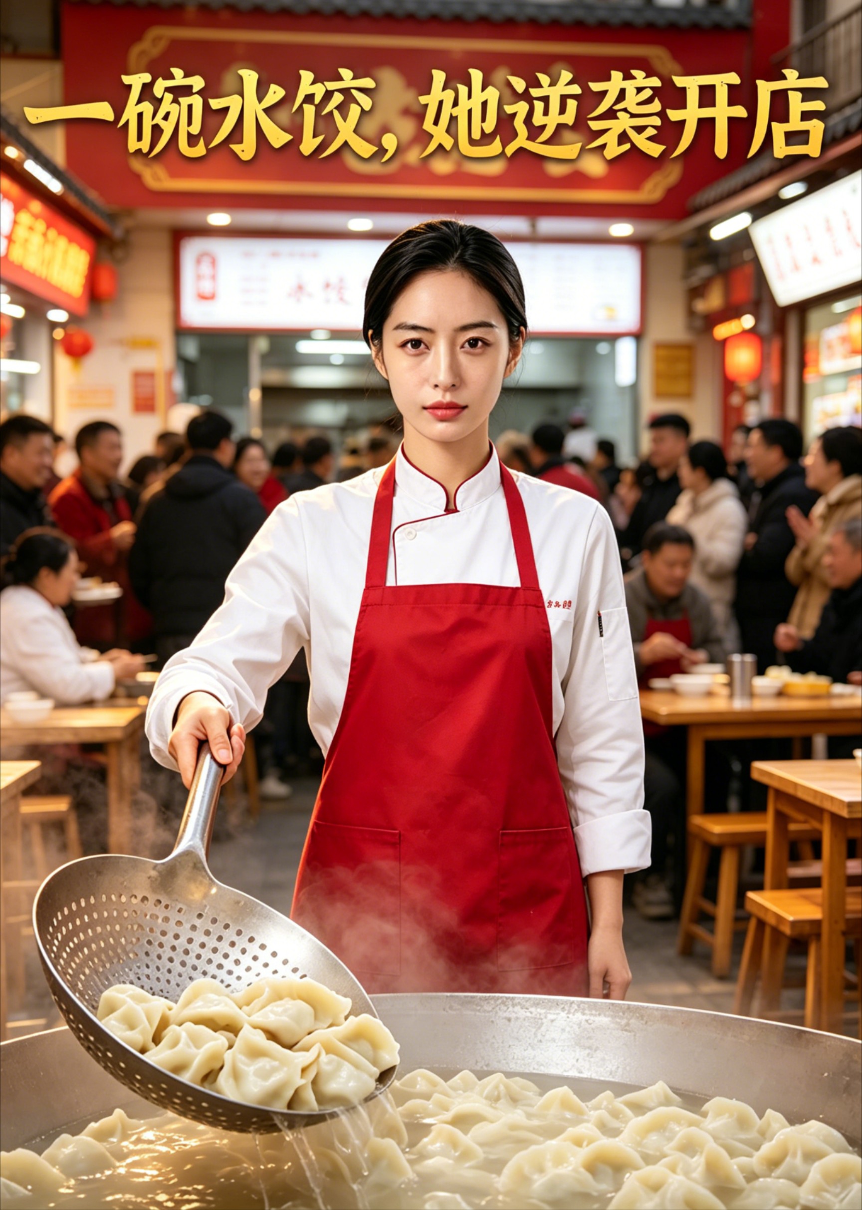 一碗水饺，她逆袭开店