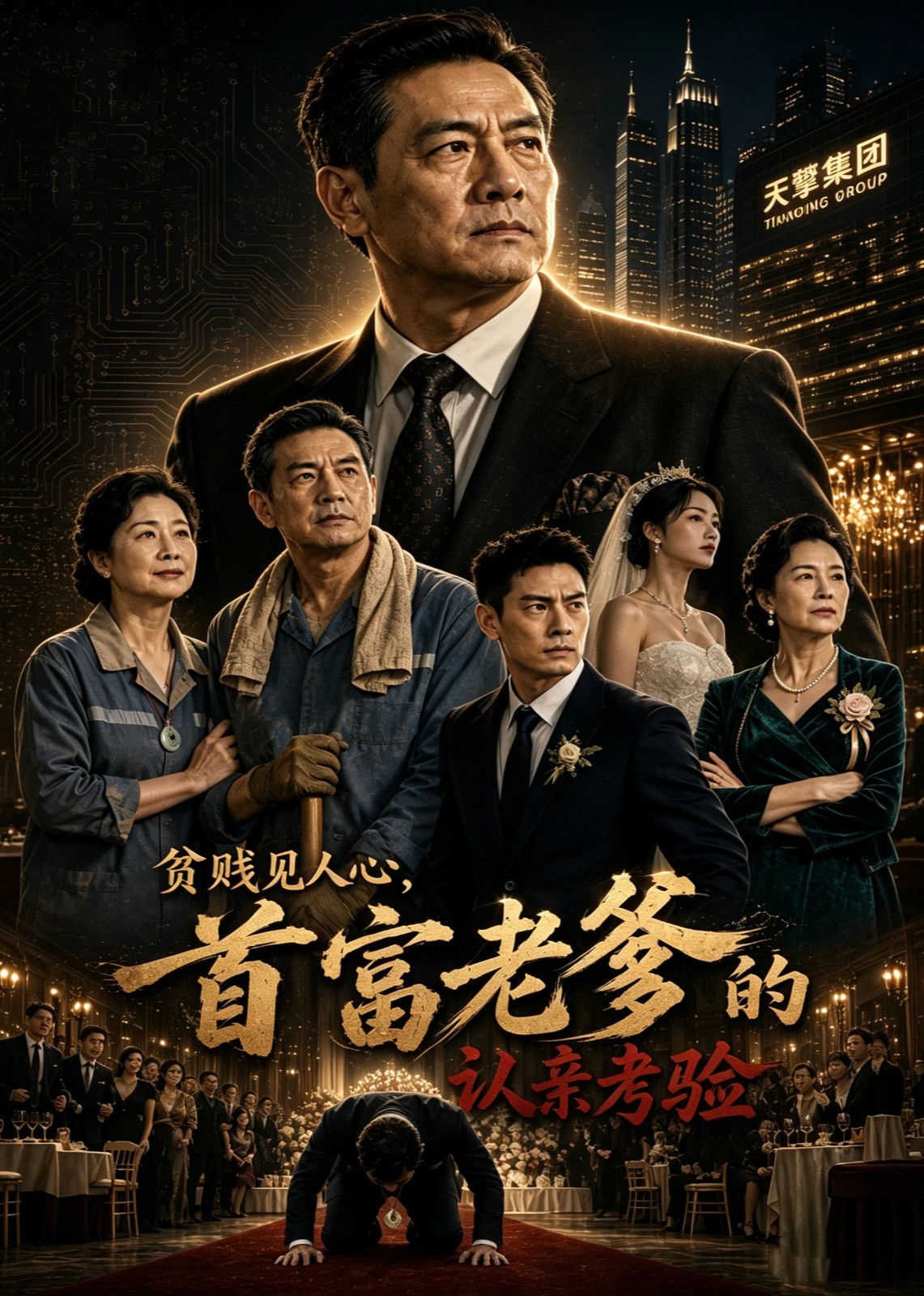 贫贱见人心，首富老爹的认亲考验封面图