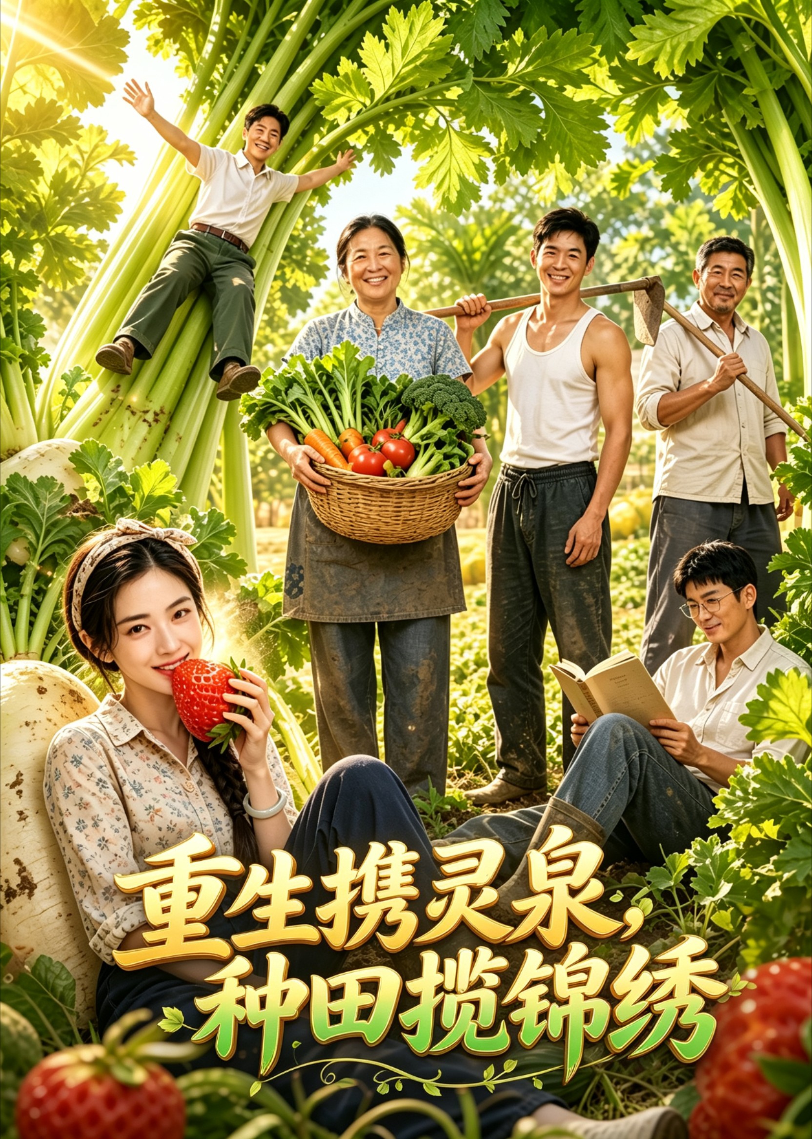 重生携灵泉，种田揽锦绣封面图