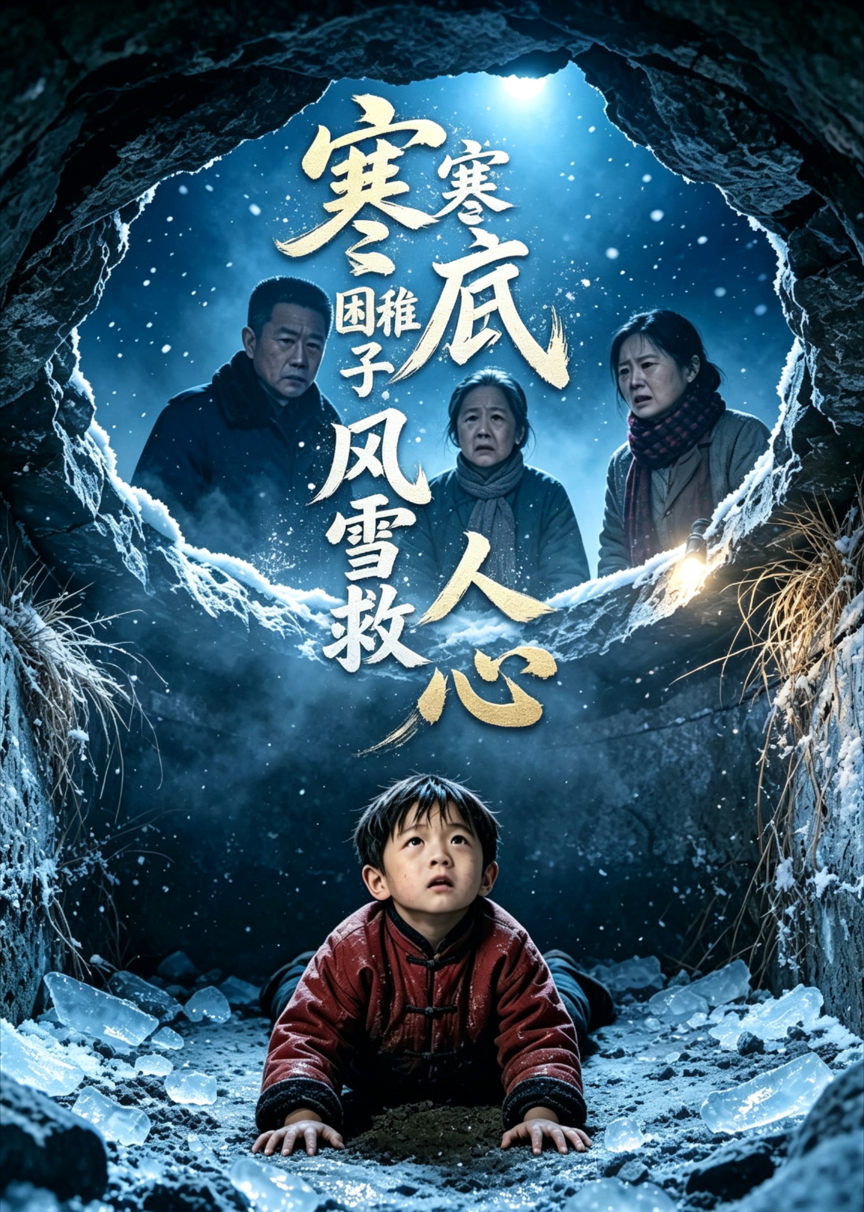 寒窖困稚子，风雪救人心封面图