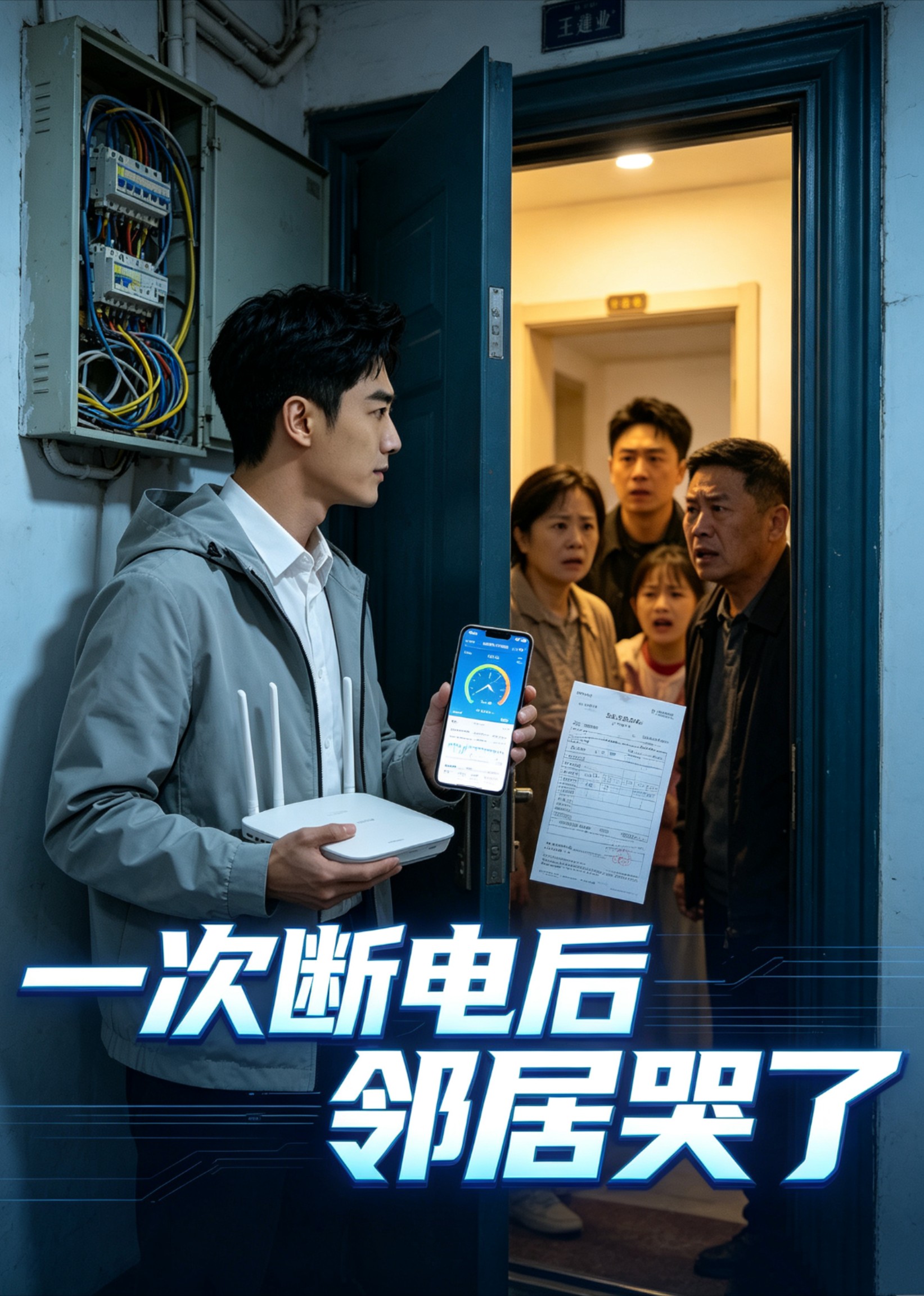 一次断电后邻居哭了