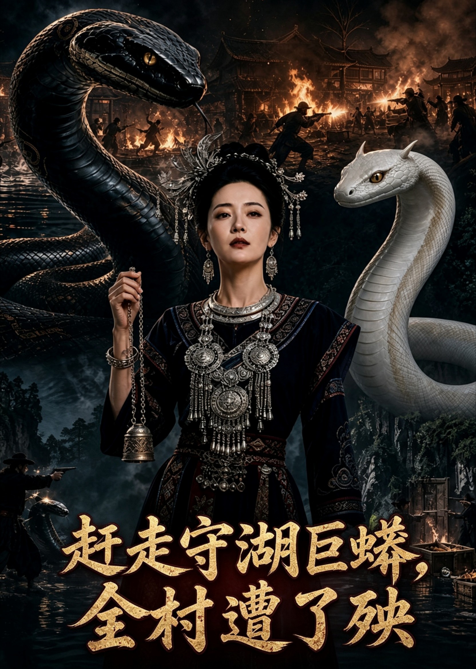 赶走守湖巨蟒，全村遭了殃