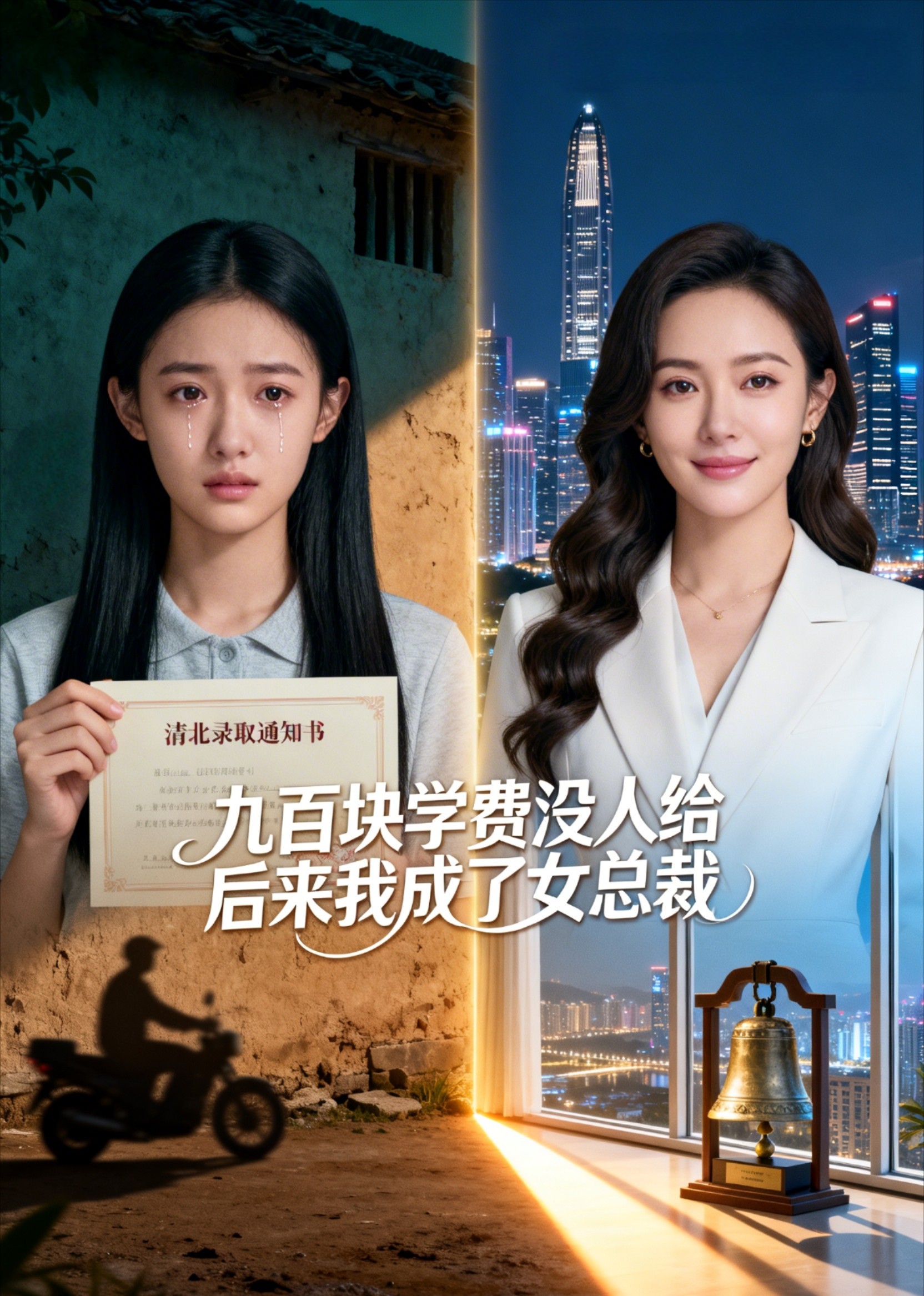 九百块学费没人给，后来我成了女总裁