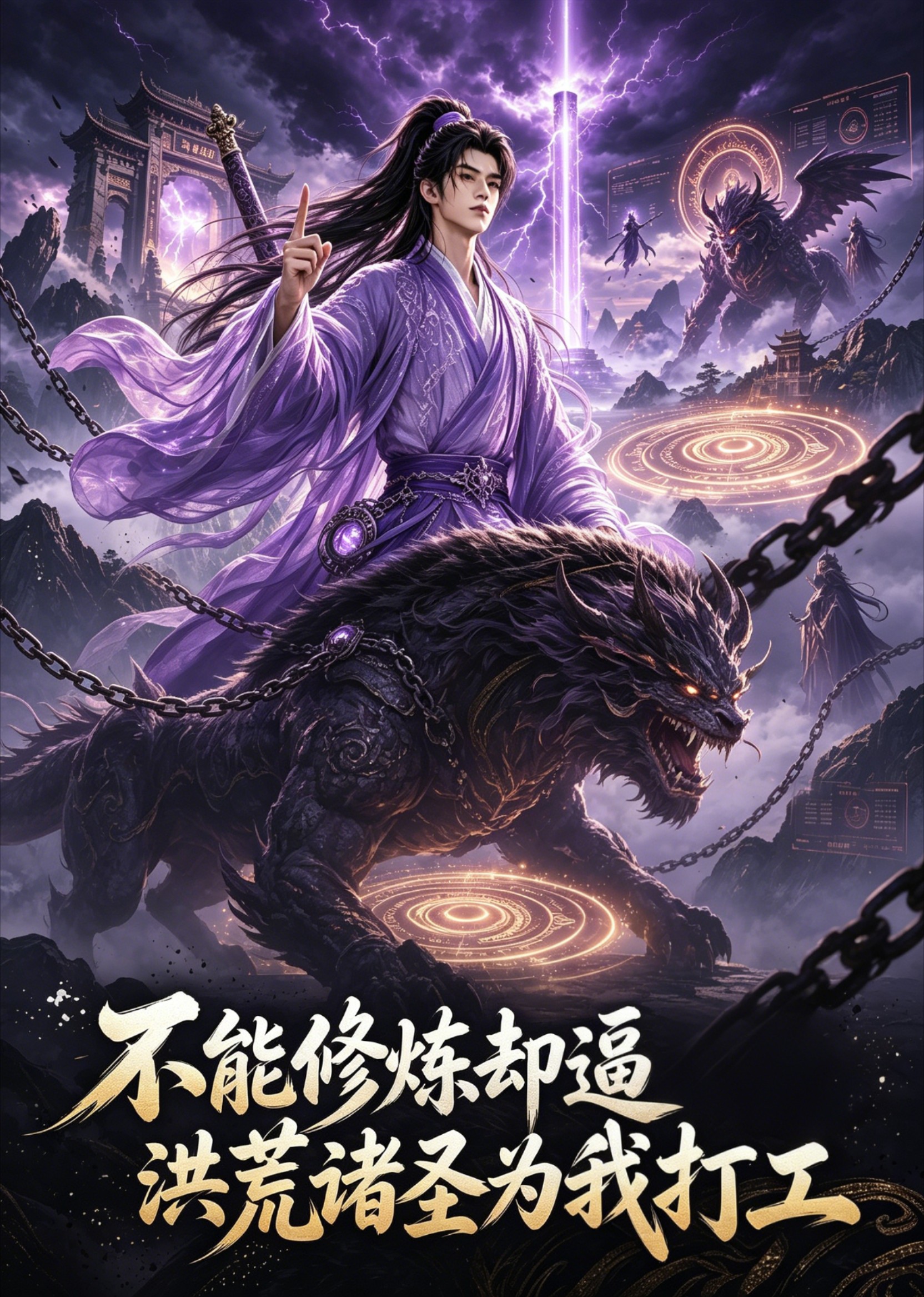 不能修炼却逼洪荒诸圣为我打工