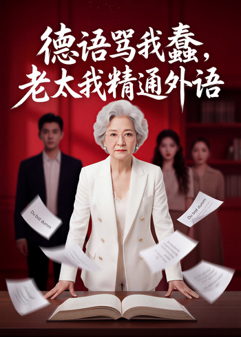 德语骂我蠢老太我精通外语