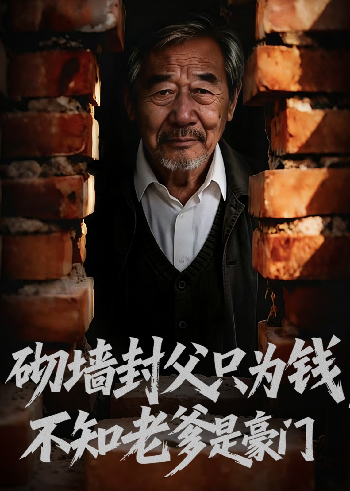 砌墙封父只为钱，不知老爹是豪门