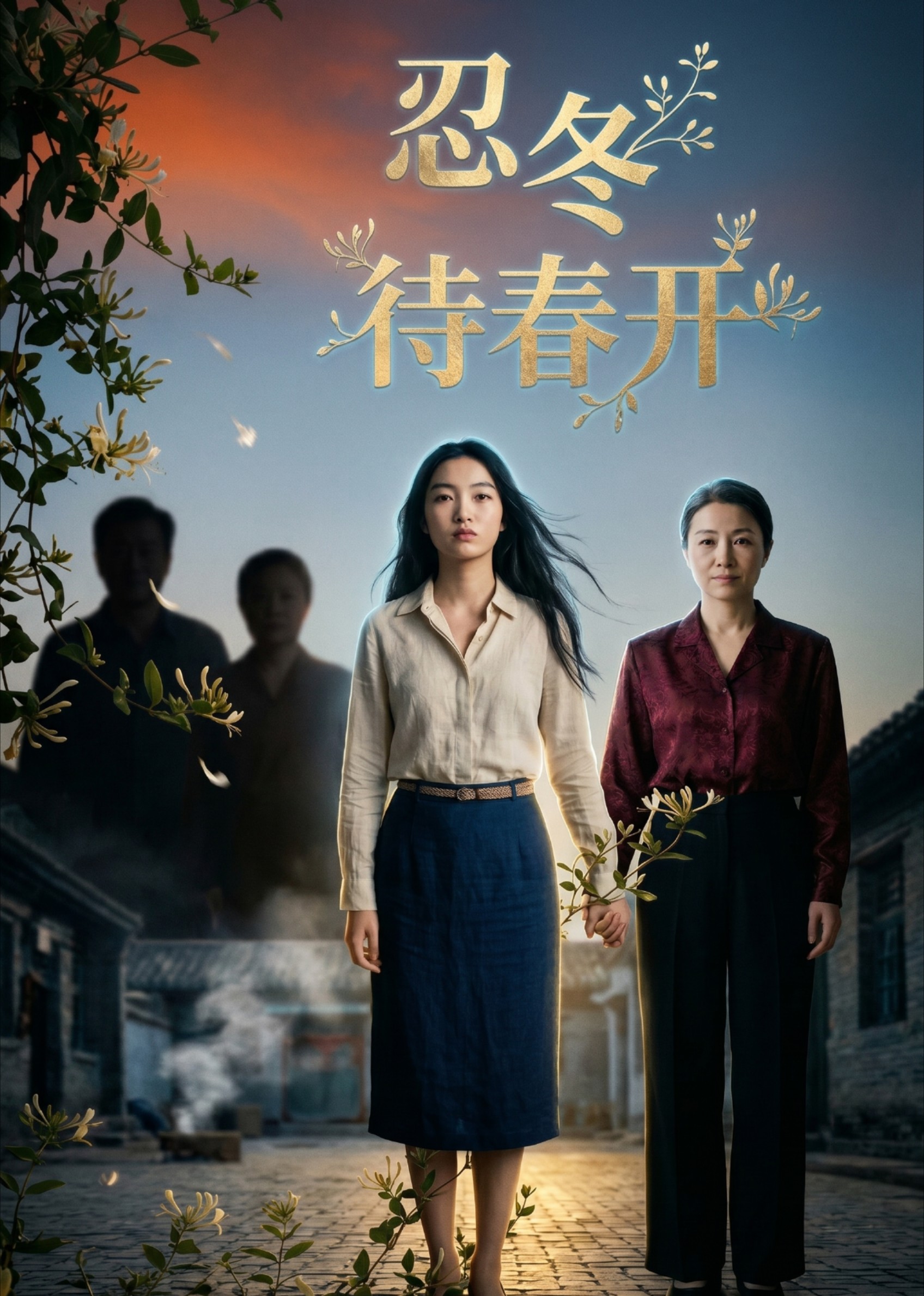 忍冬待春开