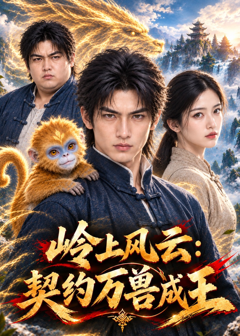 岭上风云：契约万兽成王 海报