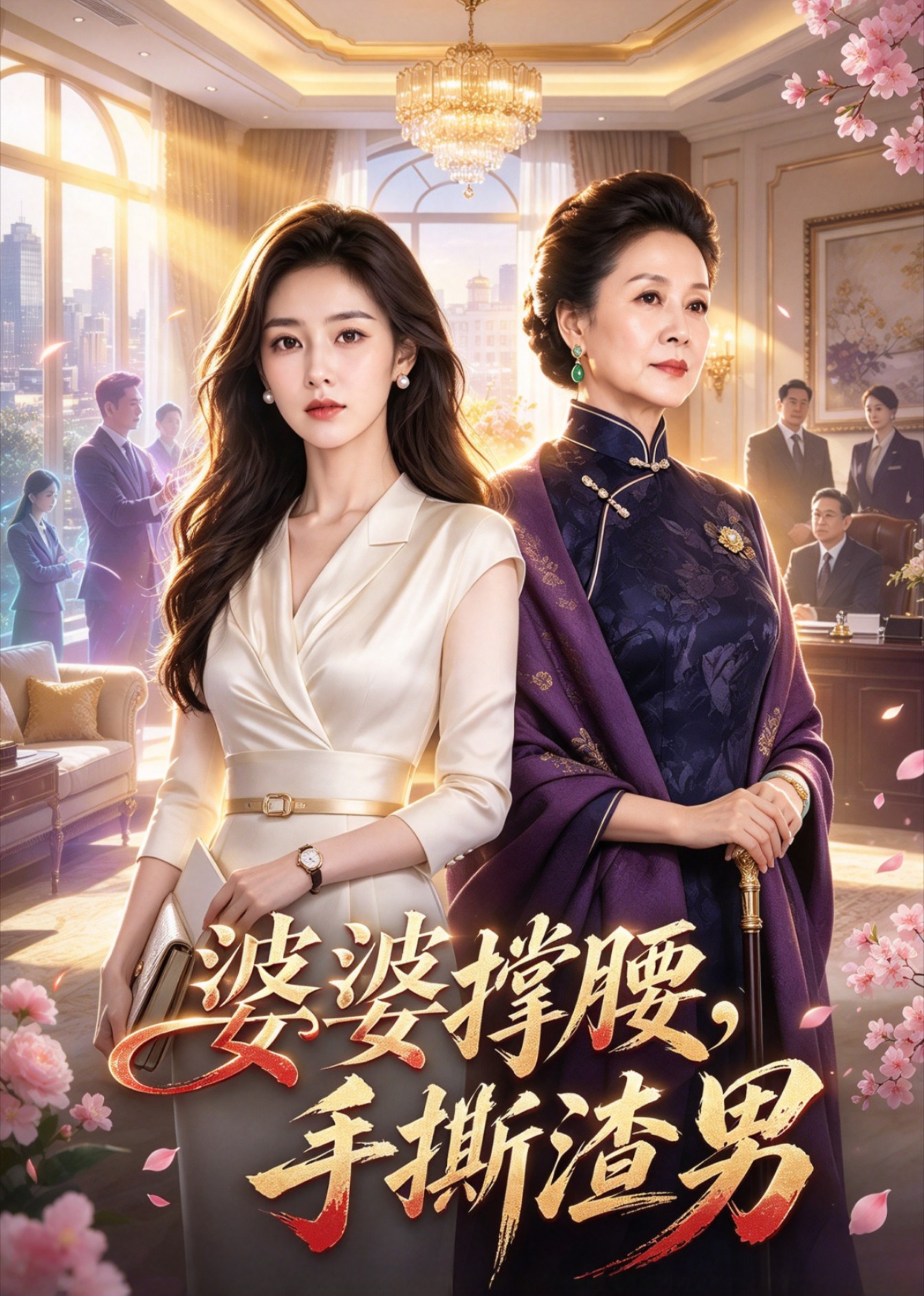 婆婆撑腰手撕渣男封面图