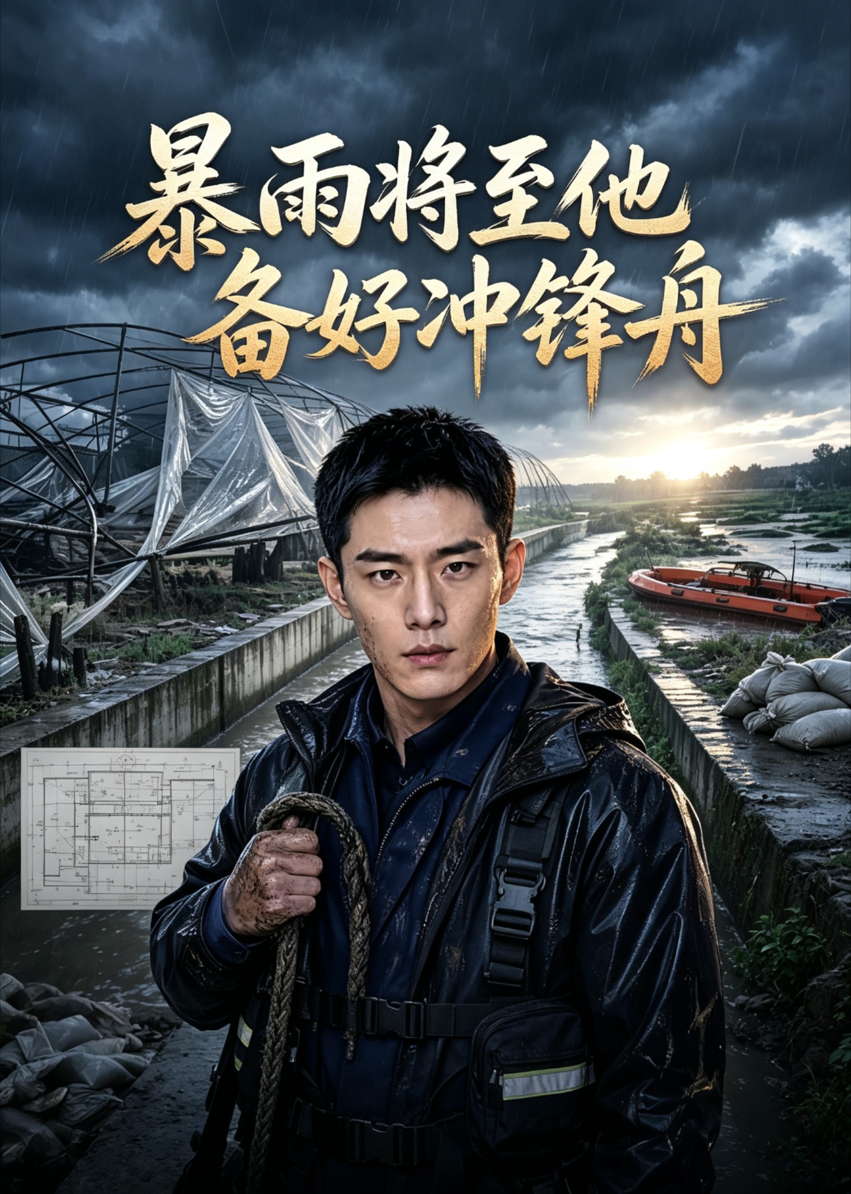 暴雨将至他备好冲锋舟封面图