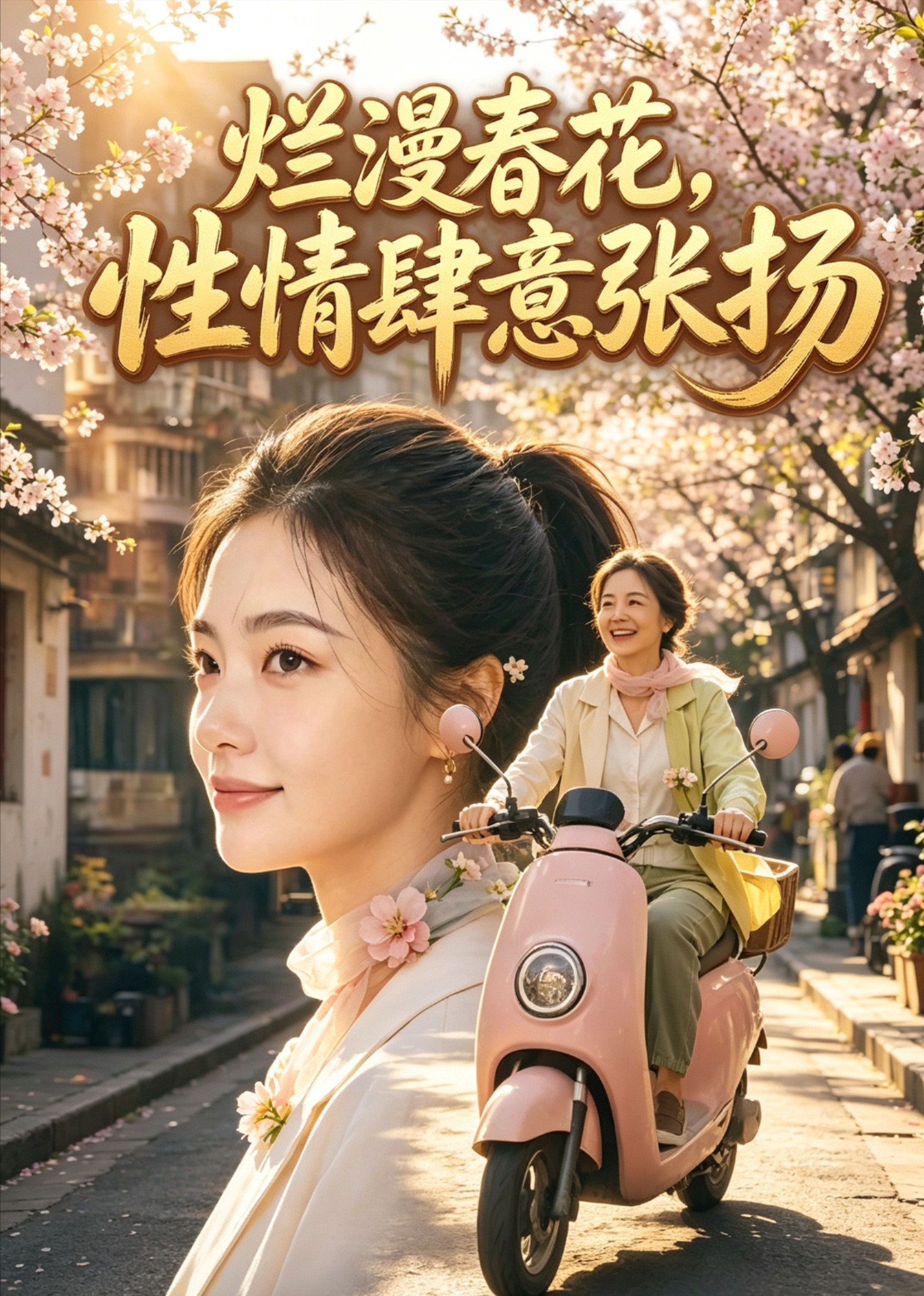烂漫春花，性情肆意张扬