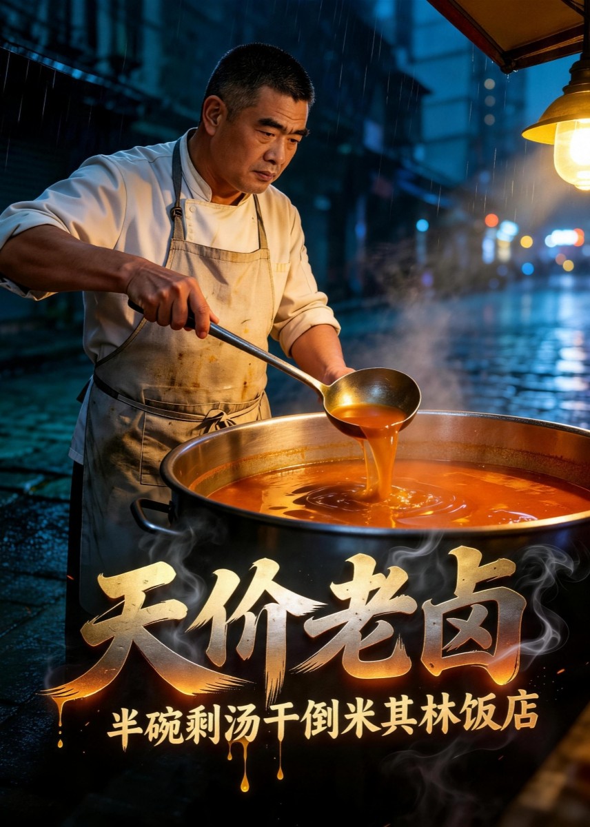 天价老卤：半碗剩汤干倒米其林饭店封面图