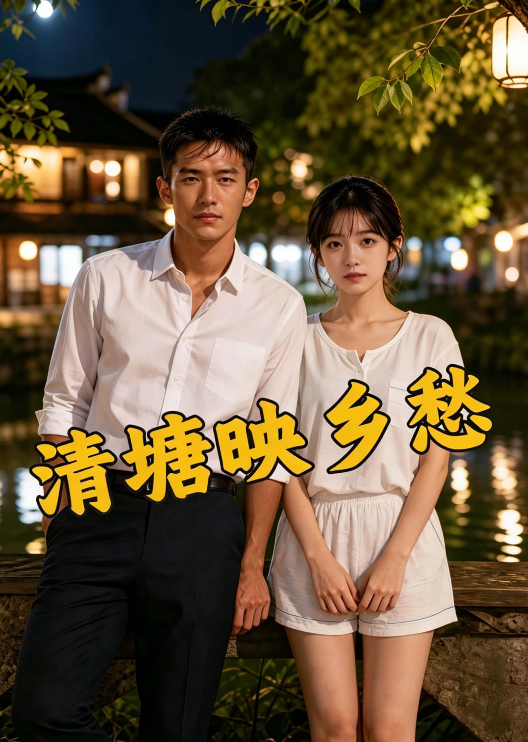 清塘映乡愁