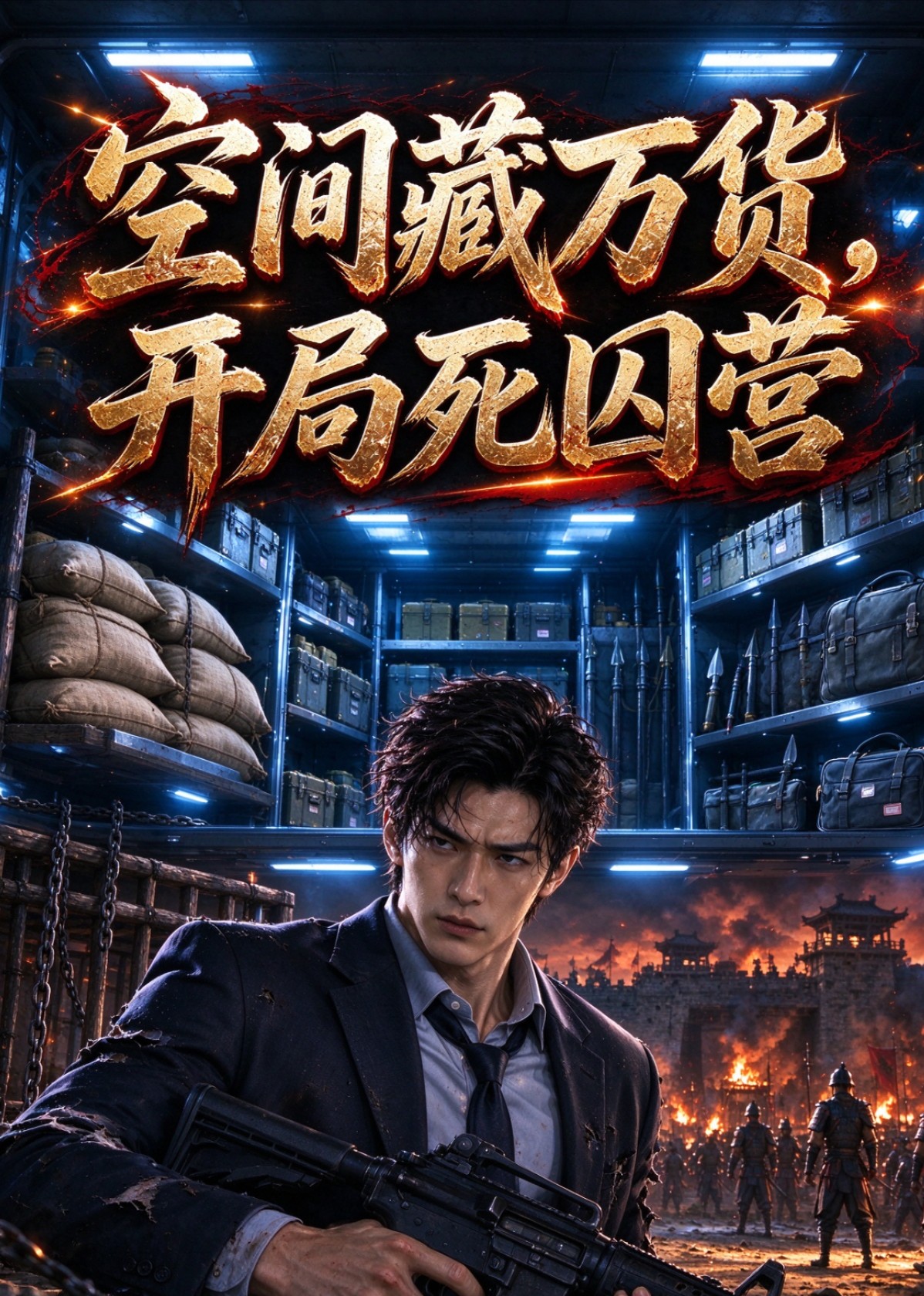 空间藏万货，开局死囚营封面图