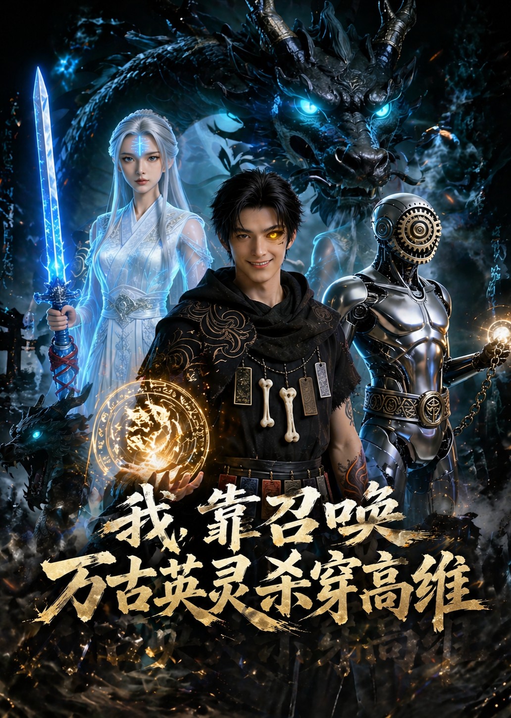 我，靠召唤万古英灵杀穿高维封面图