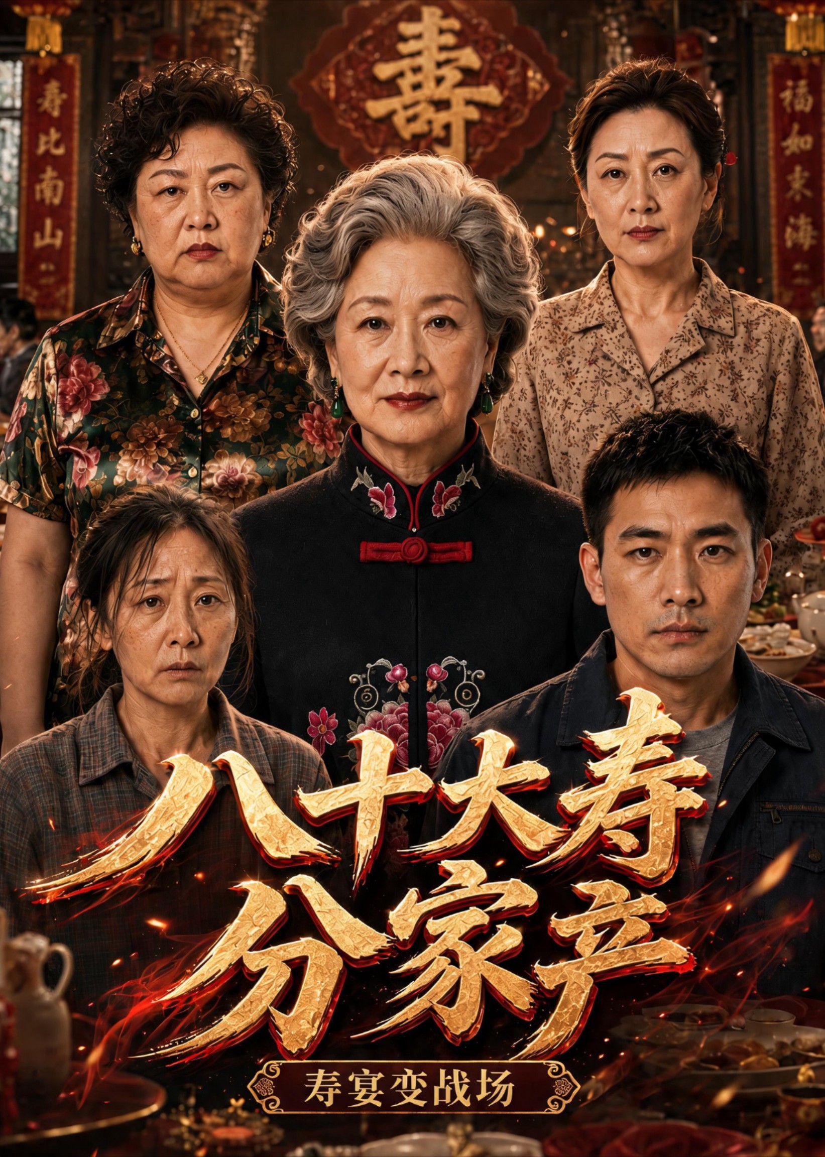 八十大寿分家产