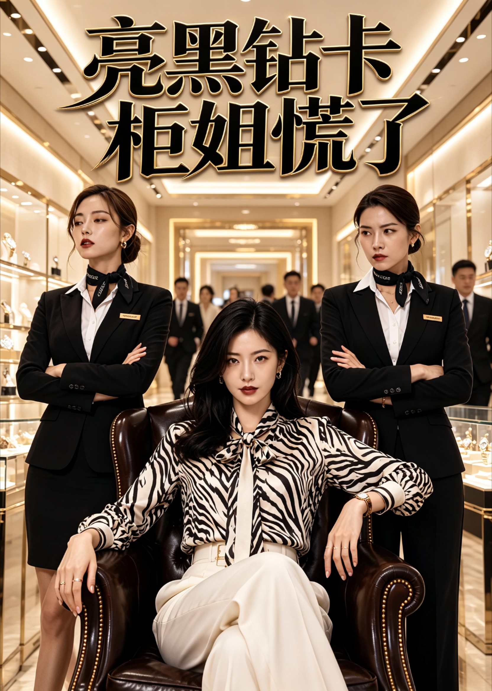 亮黑钻卡柜姐慌了