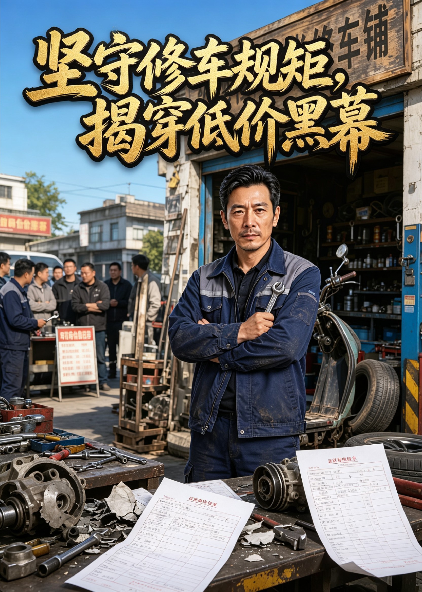 坚守修车规矩，揭穿低价黑幕封面图