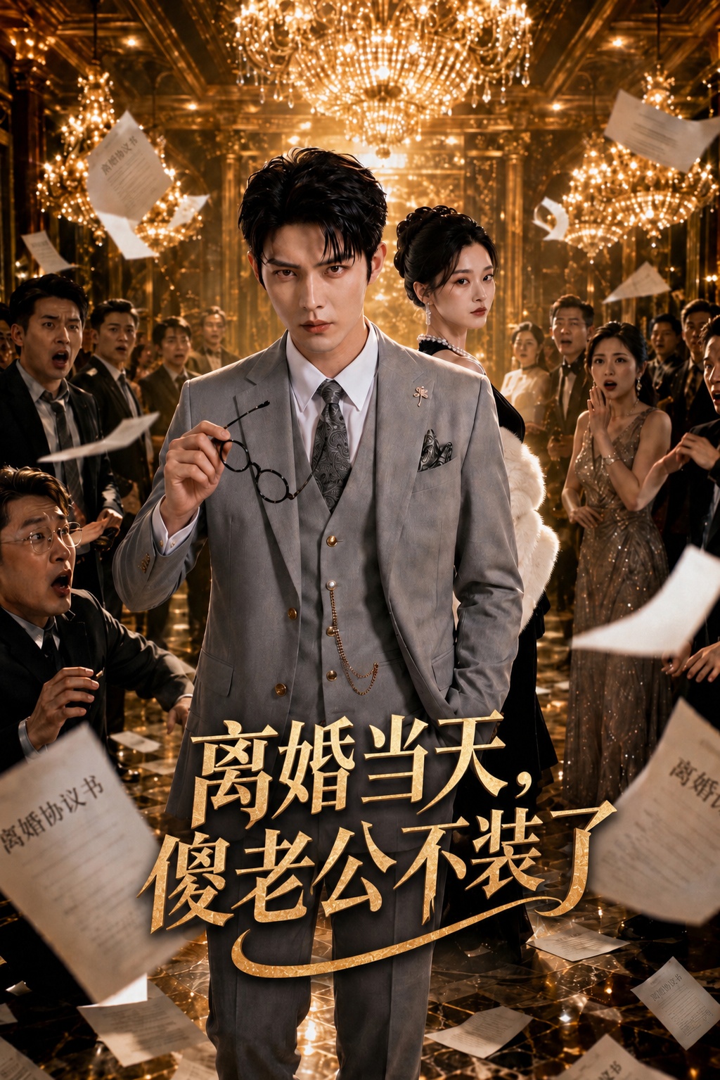 离婚当天，傻老公不装了