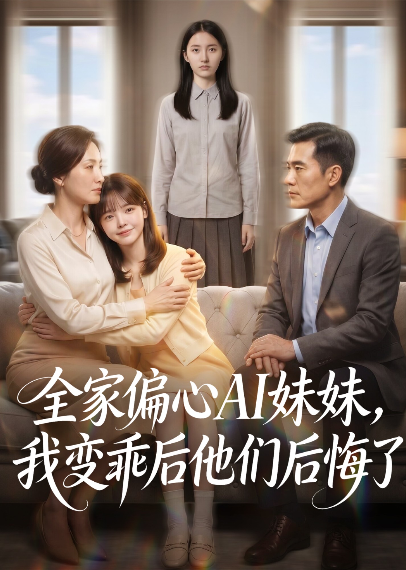 全家偏心AI妹妹，我变乖后他们后悔了封面图