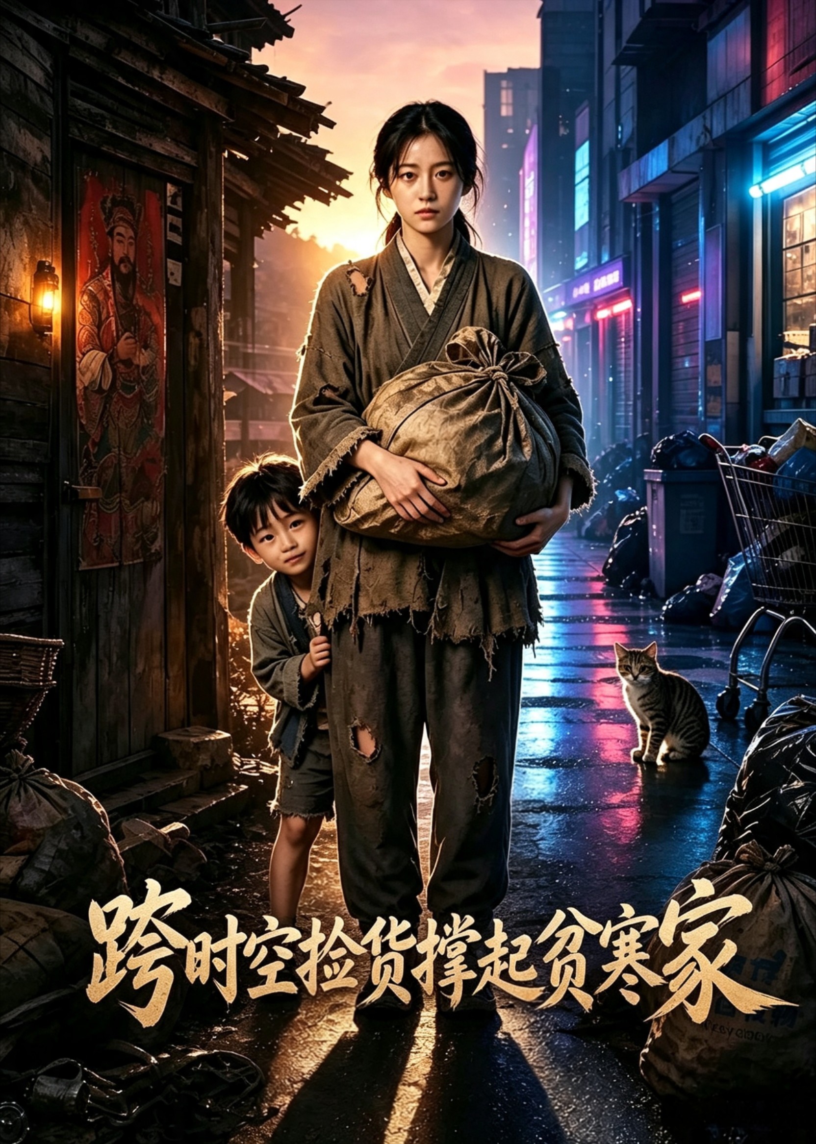 跨时空捡货撑起贫寒家