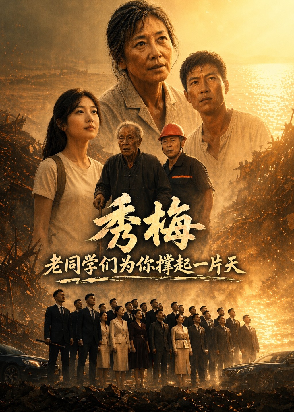 秀梅，老同学们为你撑起一片天