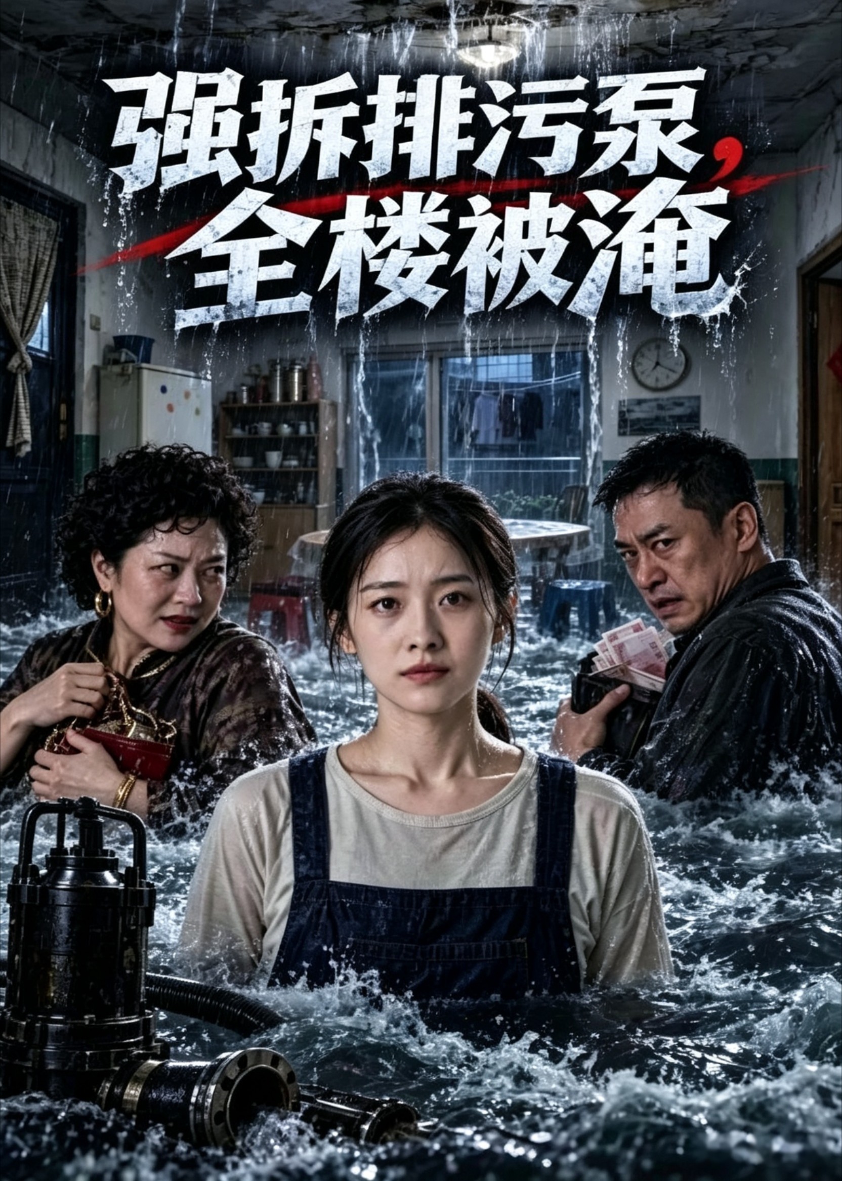 强拆排污泵，全楼被淹封面图