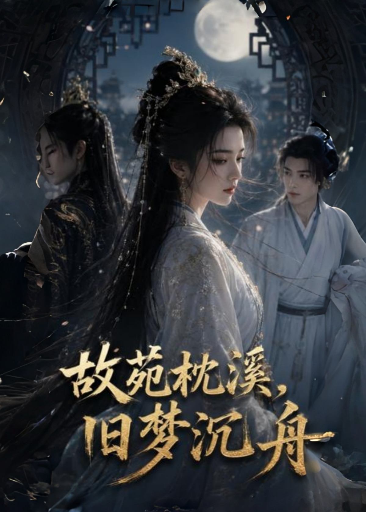 故苑枕溪，旧梦沉舟