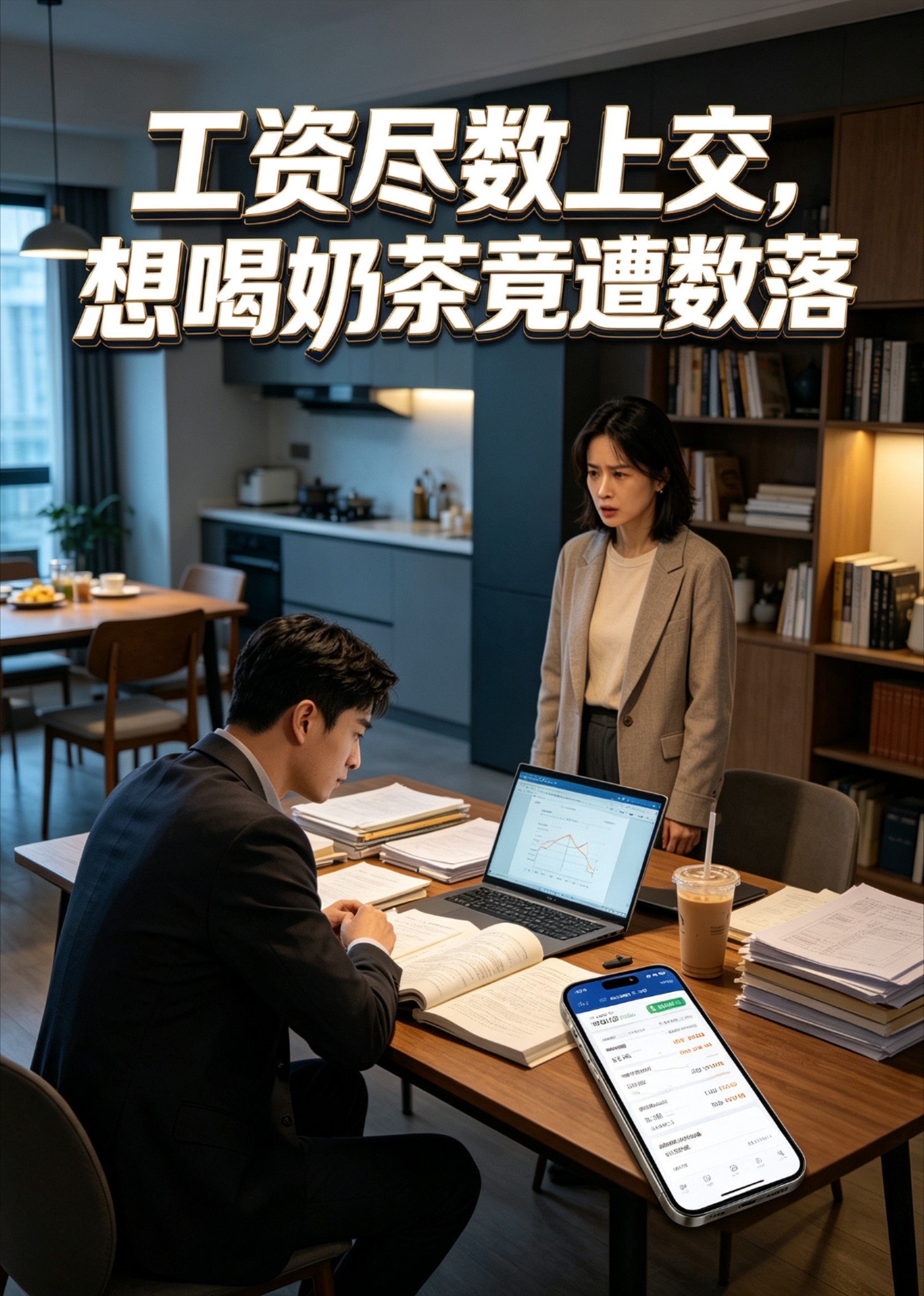 工资尽数上交，想喝奶茶竟遭数落封面图