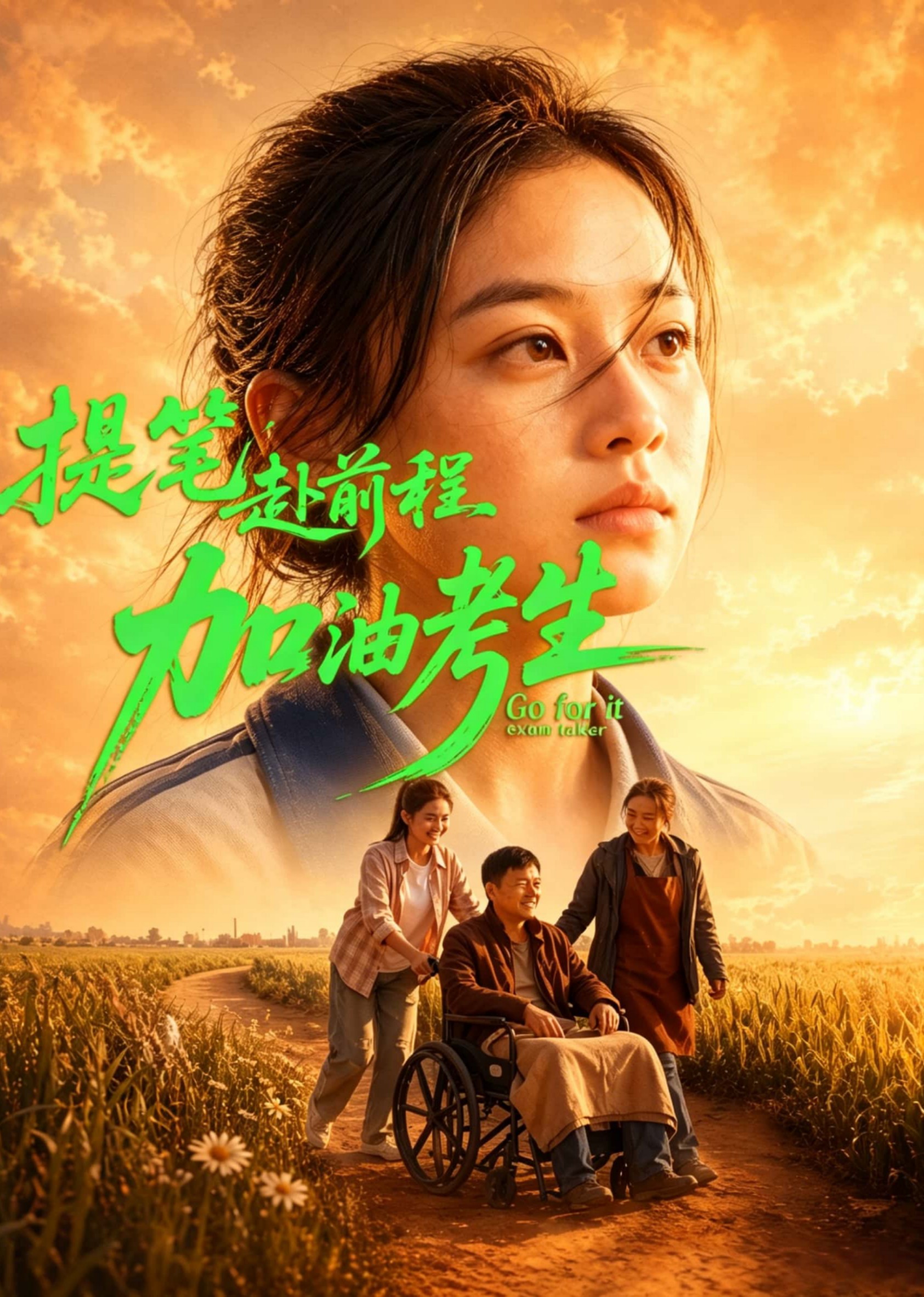 提笔赴前程，加油考生
