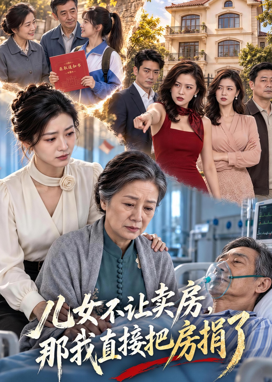 儿女不让卖房，那我直接把房捐了封面图