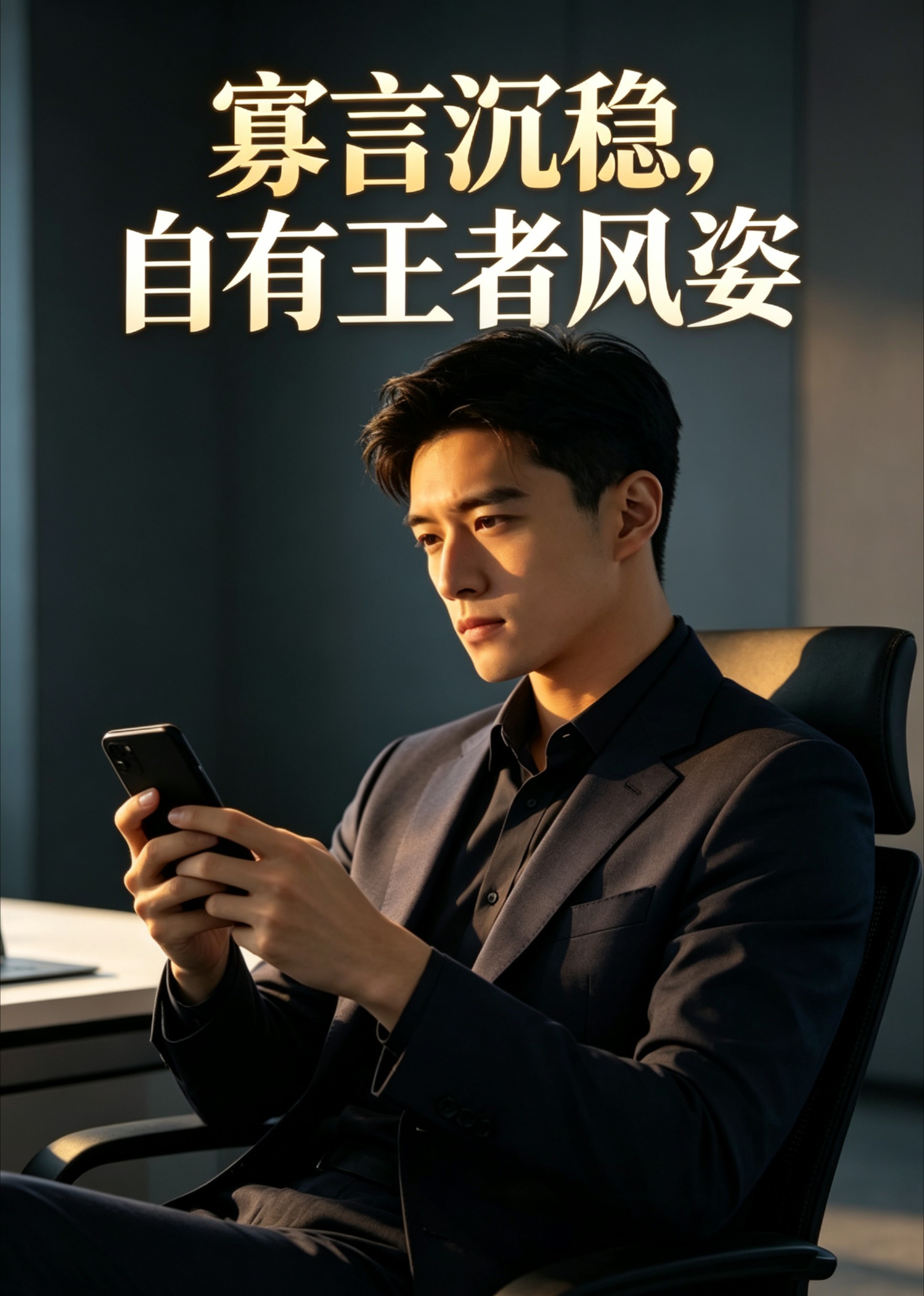 寡言沉稳，自有王者风姿