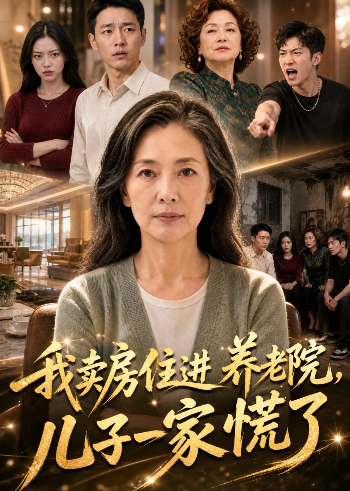 我卖房住进养老院，儿子一家慌了封面图