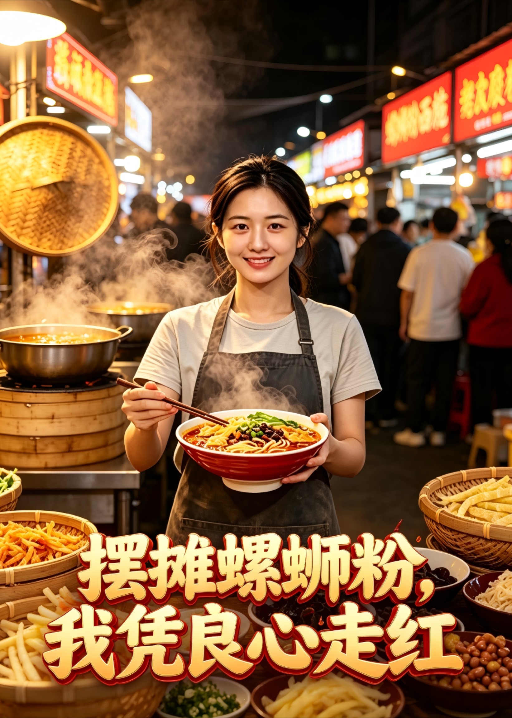 摆摊螺蛳粉，我凭良心走红封面图