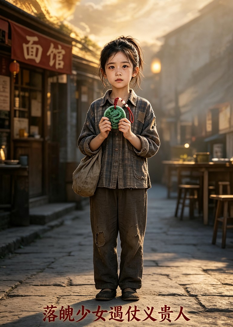 落魄少女遇仗义贵人