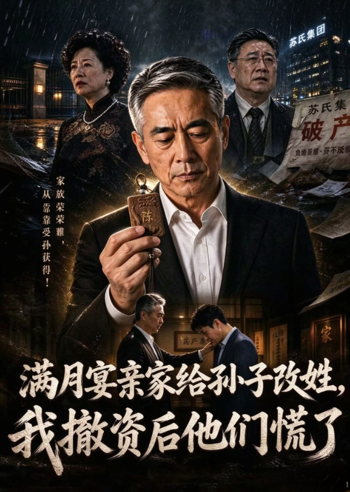 满月宴亲家给孙子改姓，我撤资后他们慌了封面图