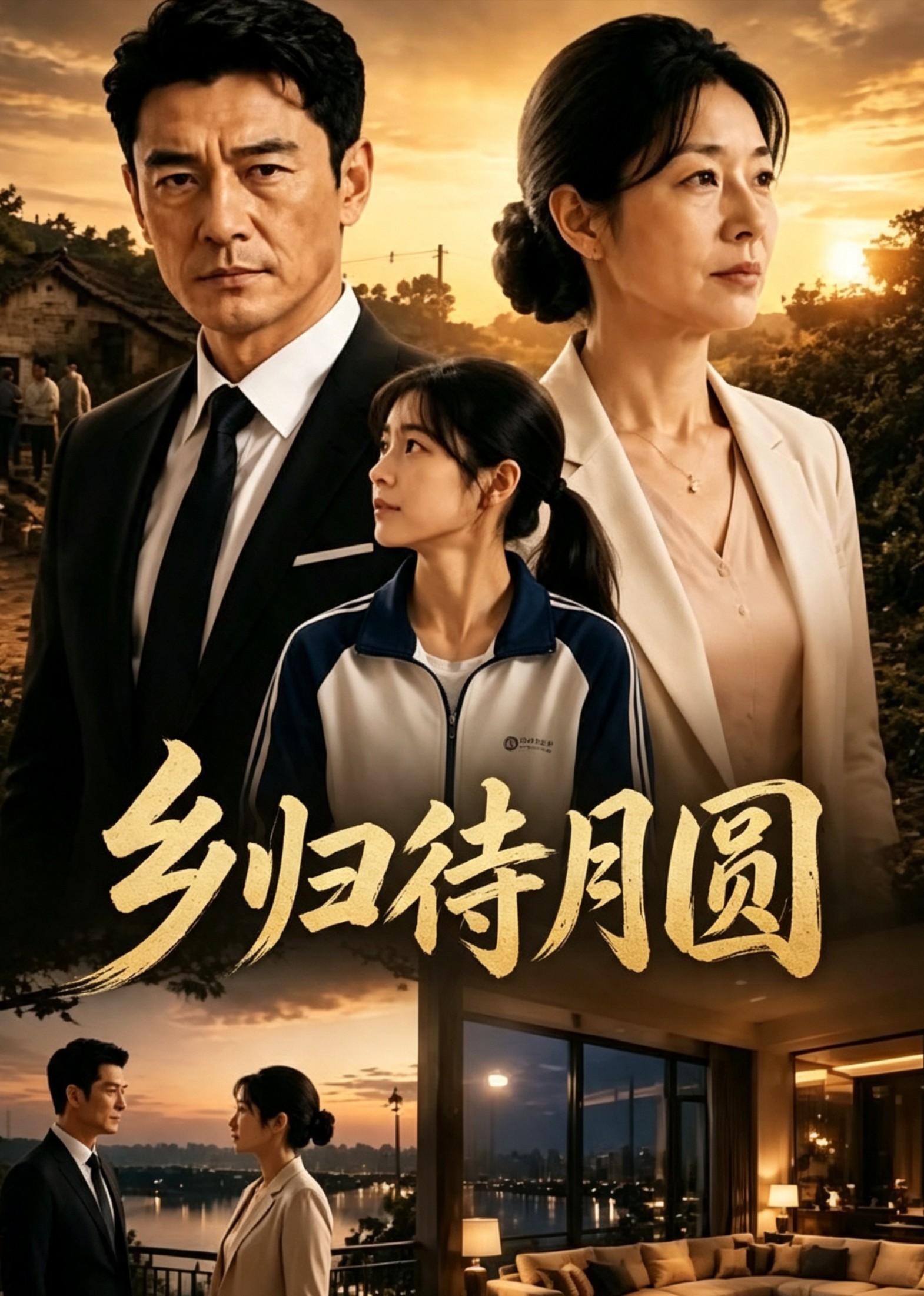 乡归待月圆