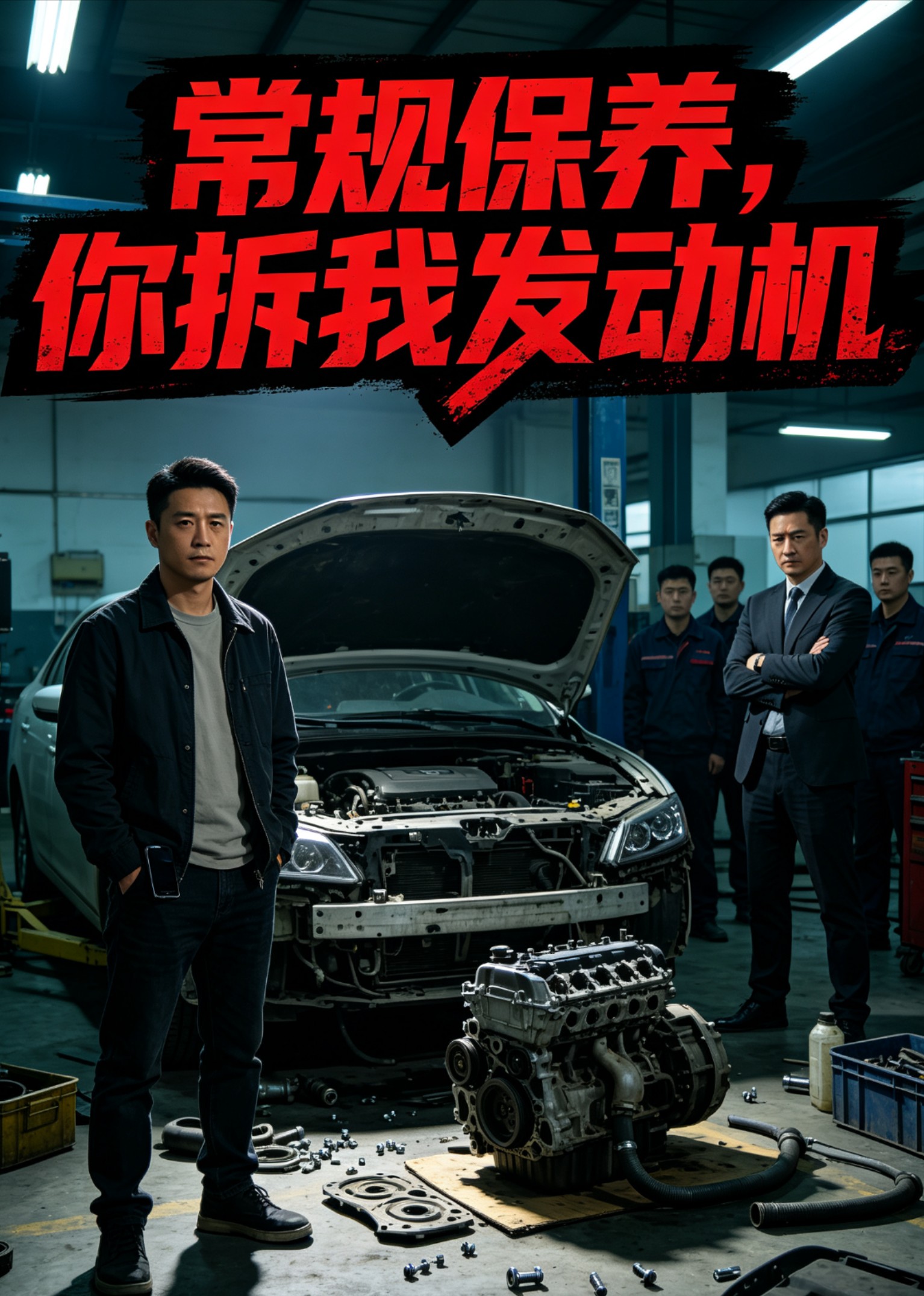 常规保养，你拆我发动机封面图