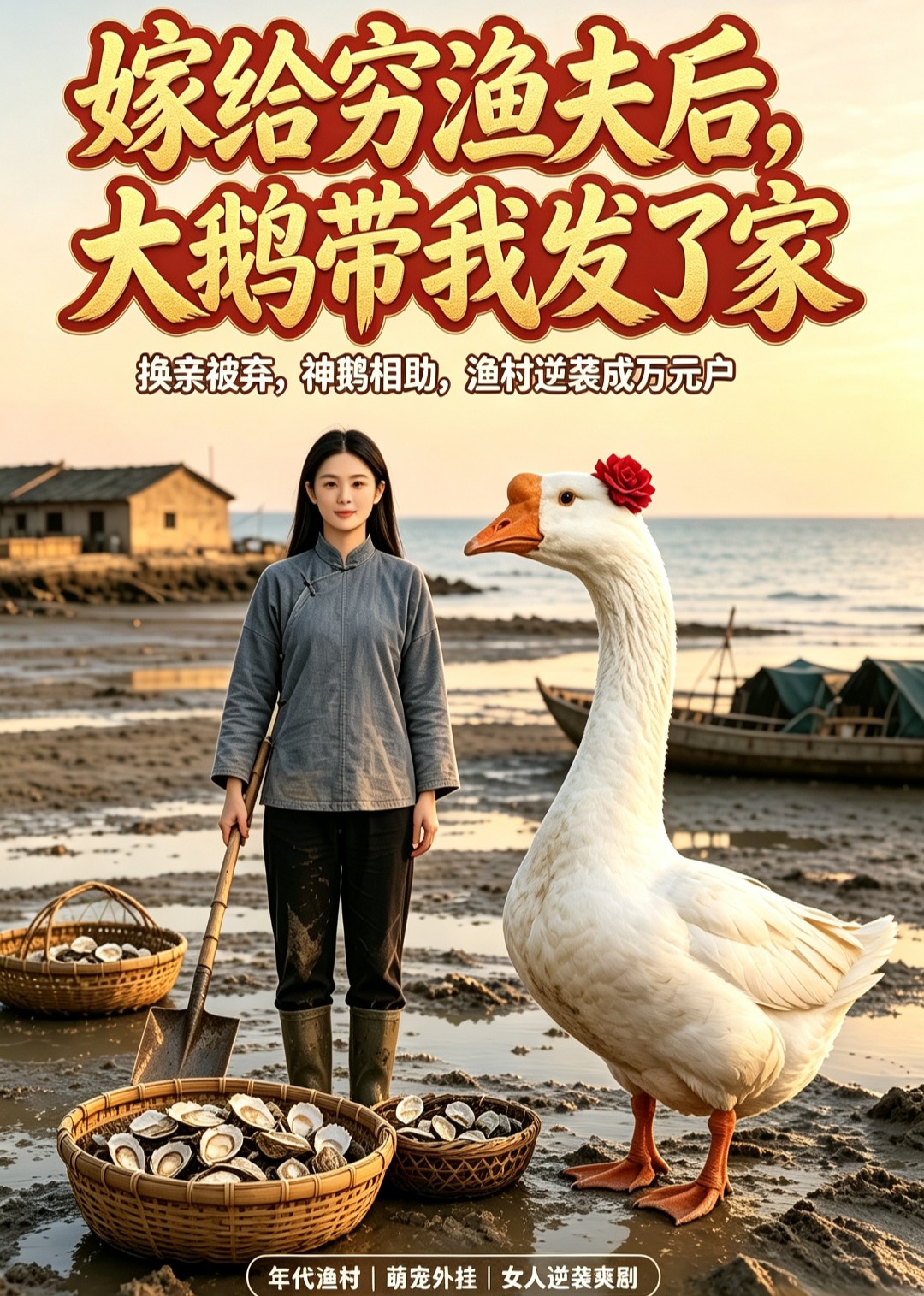嫁给穷渔夫后，大鹅带我发了家封面图