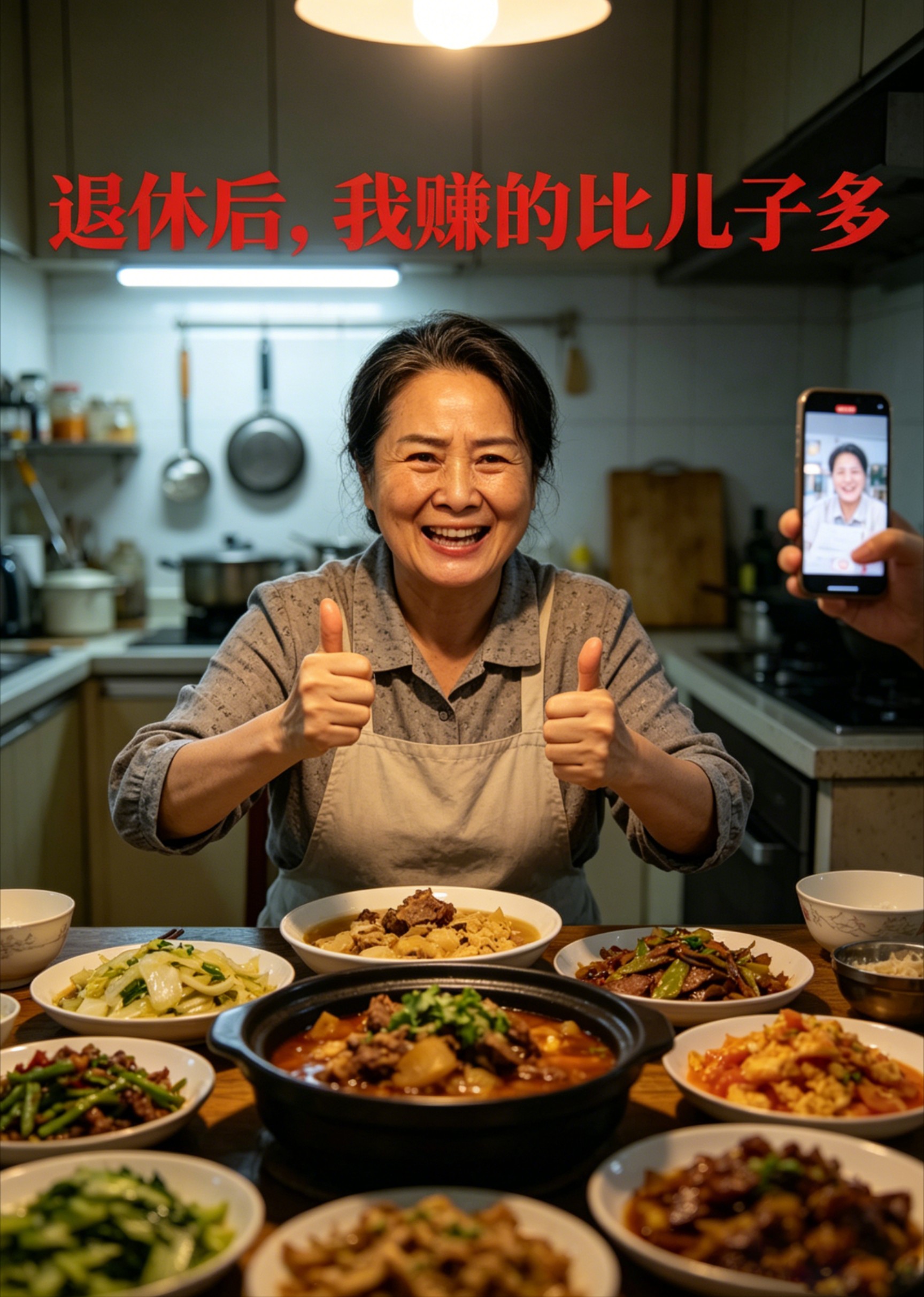 退休后，我赚的比儿子多